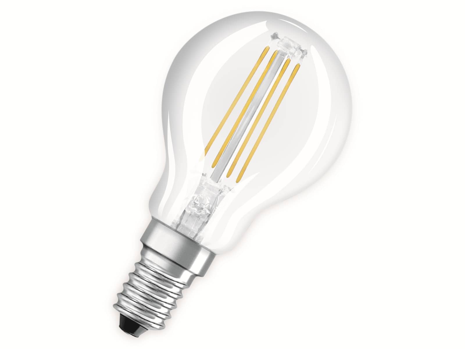 OSRAM LED-Lampe BASE CLASSIC P, E14, EEK: E, 4 W, 470 lm, 2700 K, 3 Stück