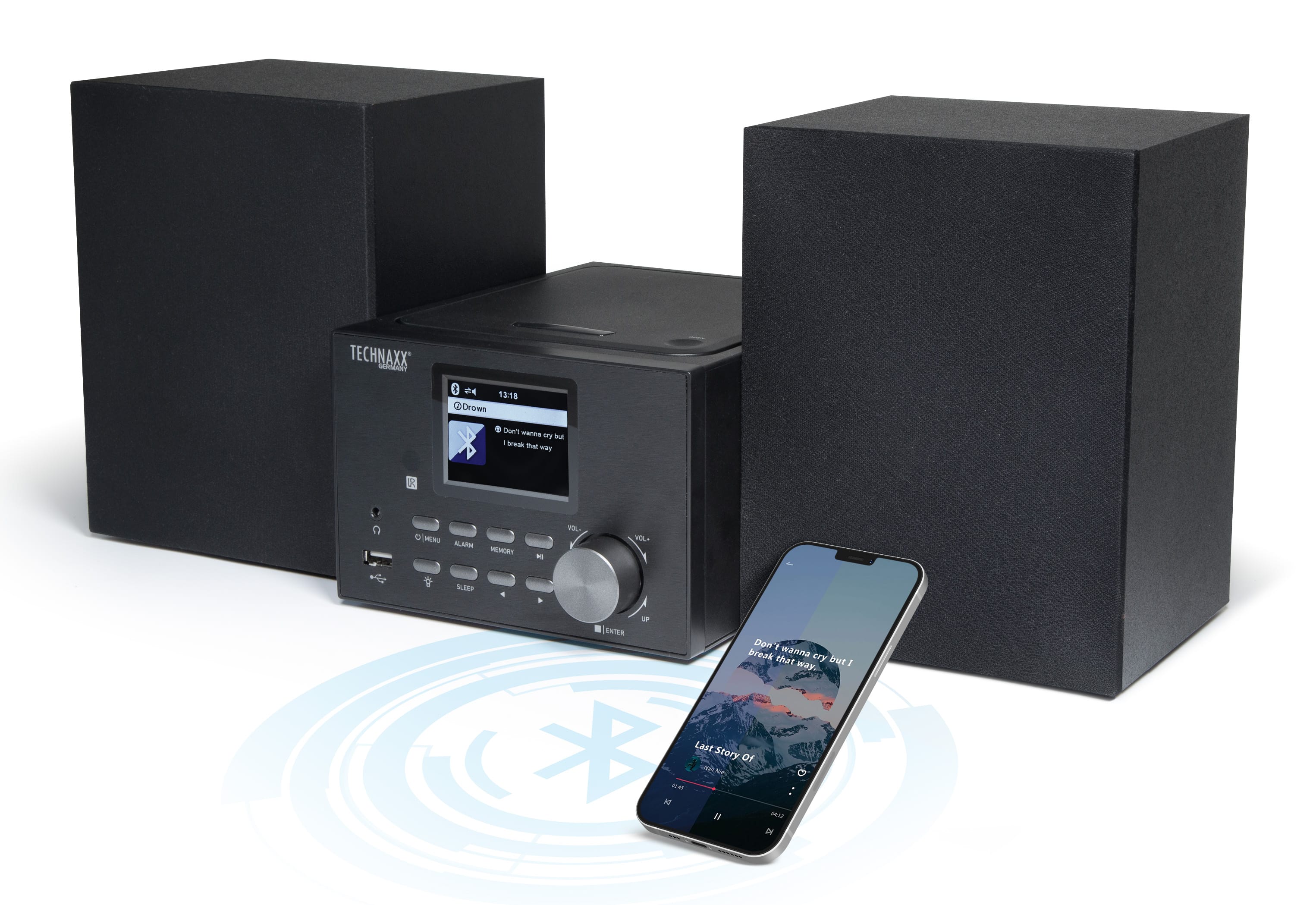 TECHNAXX Stereoanlage TX-178, DAB+, Internetradio, CD-Player, Bluetooth