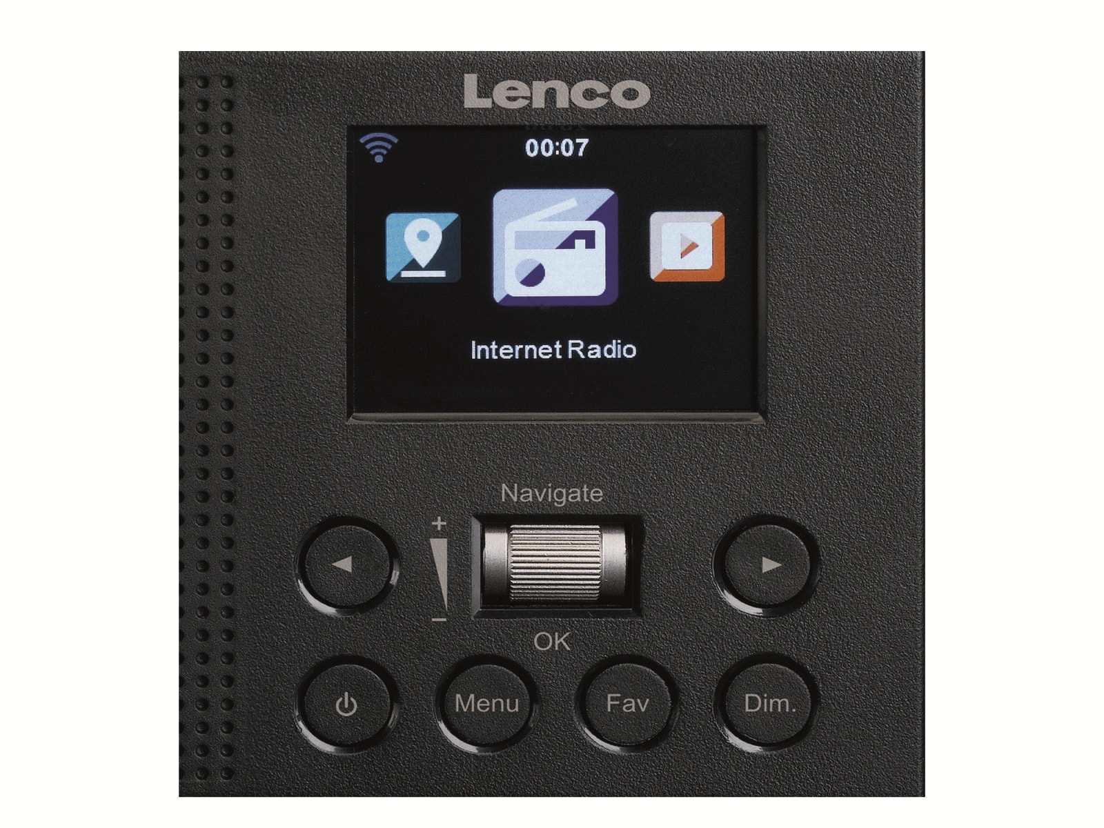 Lenco Internetradio DIR-60BK, DAB+/FM, WLAN, schwarz