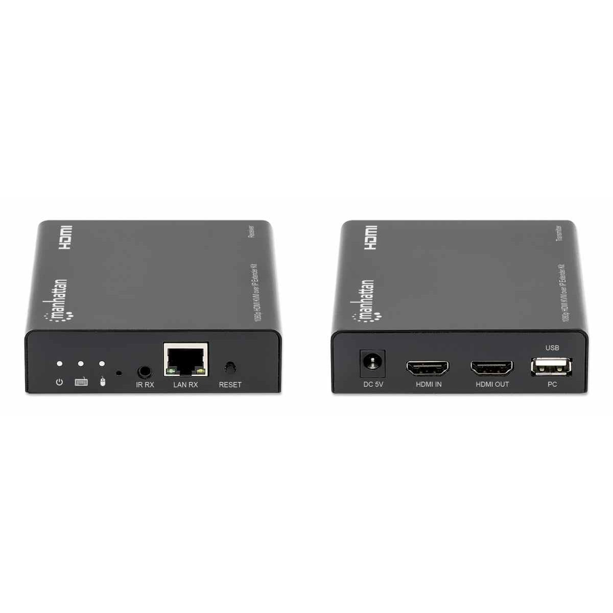 MANHATTAN 1080p@60Hz HDMI KVM over IP Extender Set bis 120m