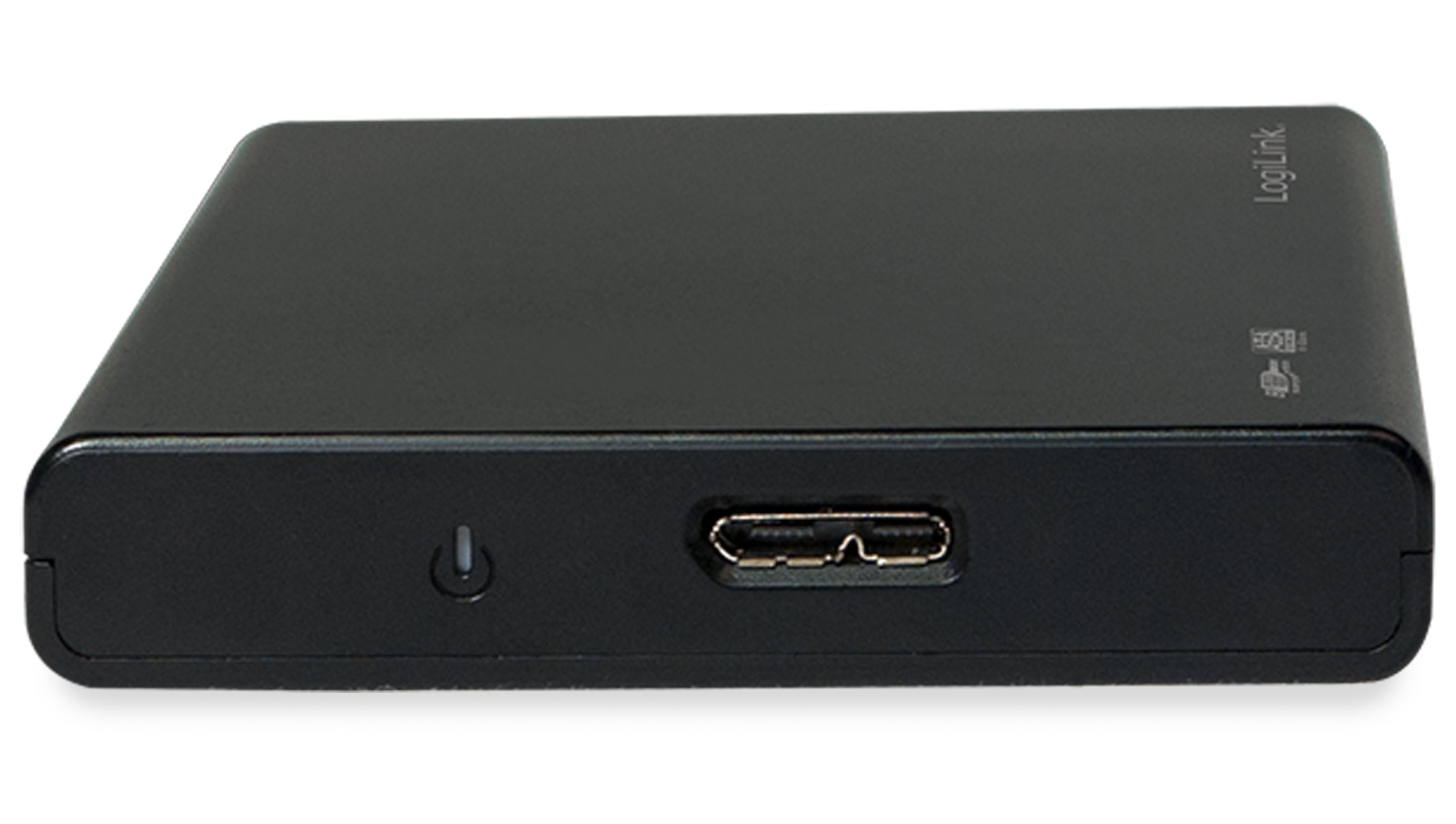 LOGILINK USB3.0 Festplattengehäuse UA0275, 6,35 cm (2,5"), Super-Slim, schwarz