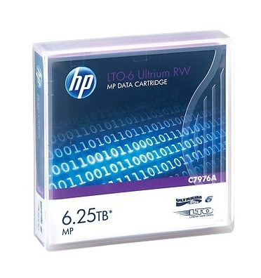 HP Ultrium 6 LTO Data Cartridge 6 C7976A, bis 6,25 TB