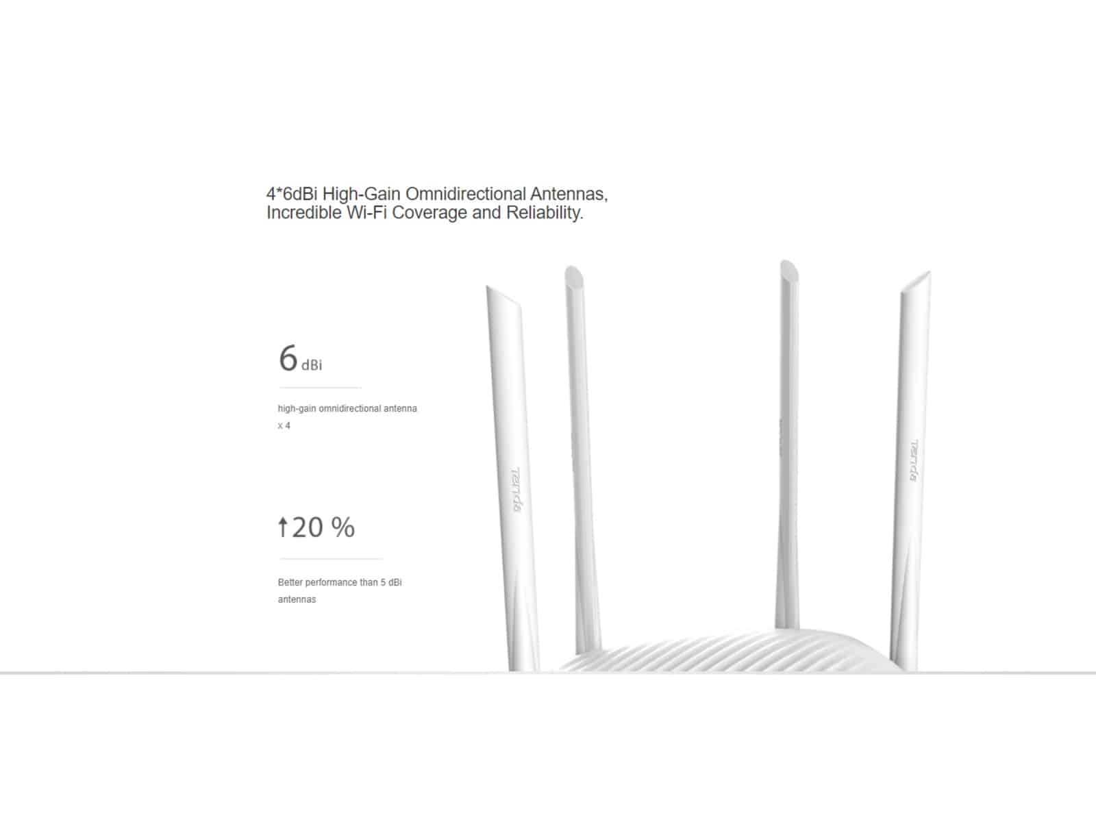 Tenda WLAN-Router F9, 600 MBit/s