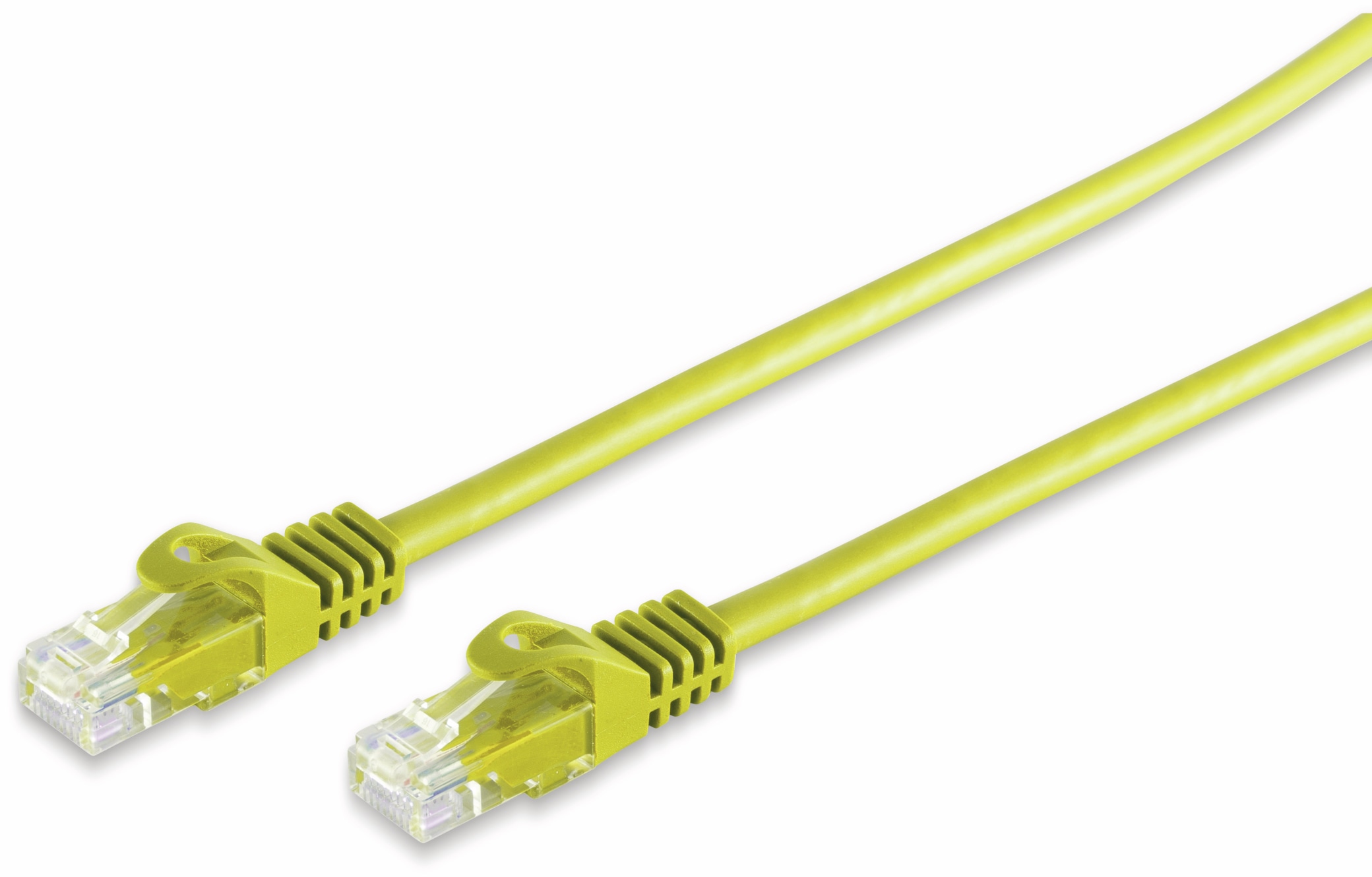 RJ45 Patchkabel CAT 7 Rohkabel U/UTP, gelb, 30 m