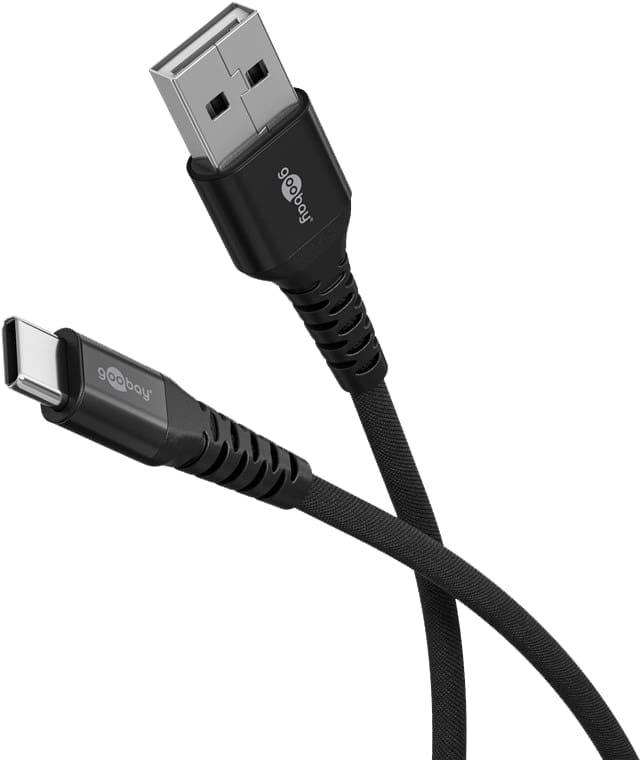 GOOBAY USB 2.0 Kabel 74527 A/C 3m schwarz supersoft