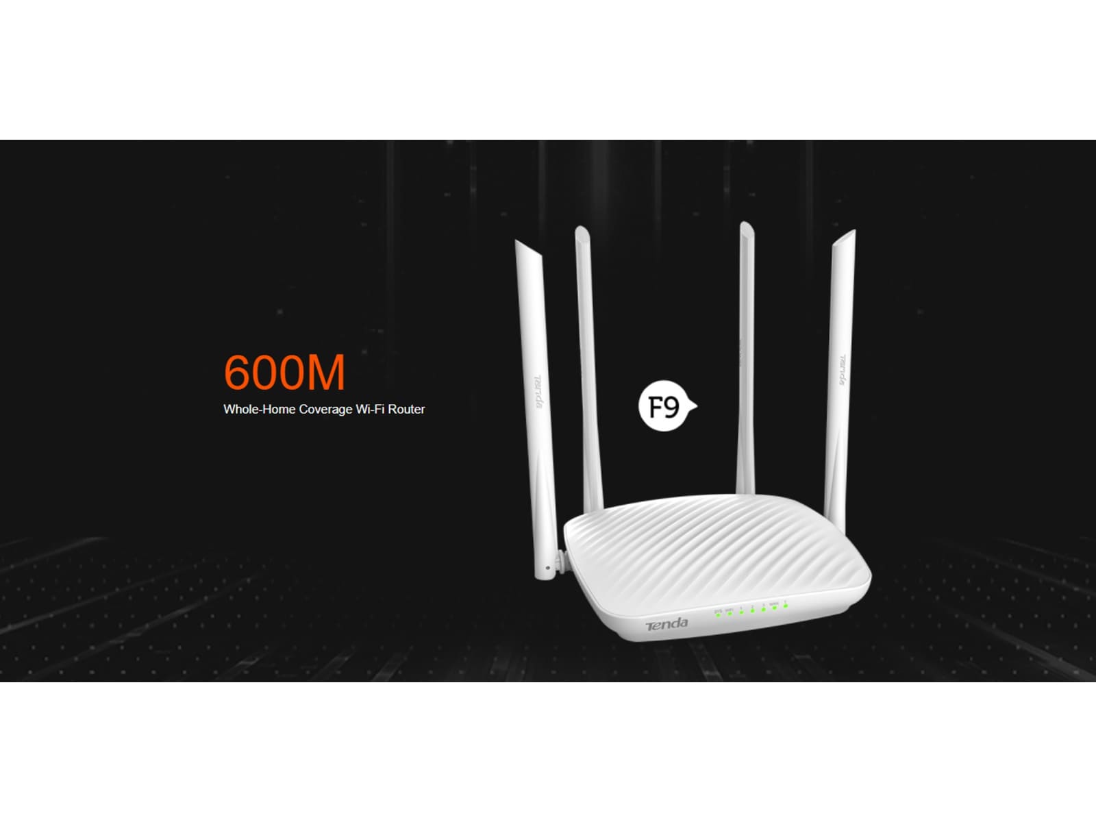 Tenda WLAN-Router F9, 600 MBit/s