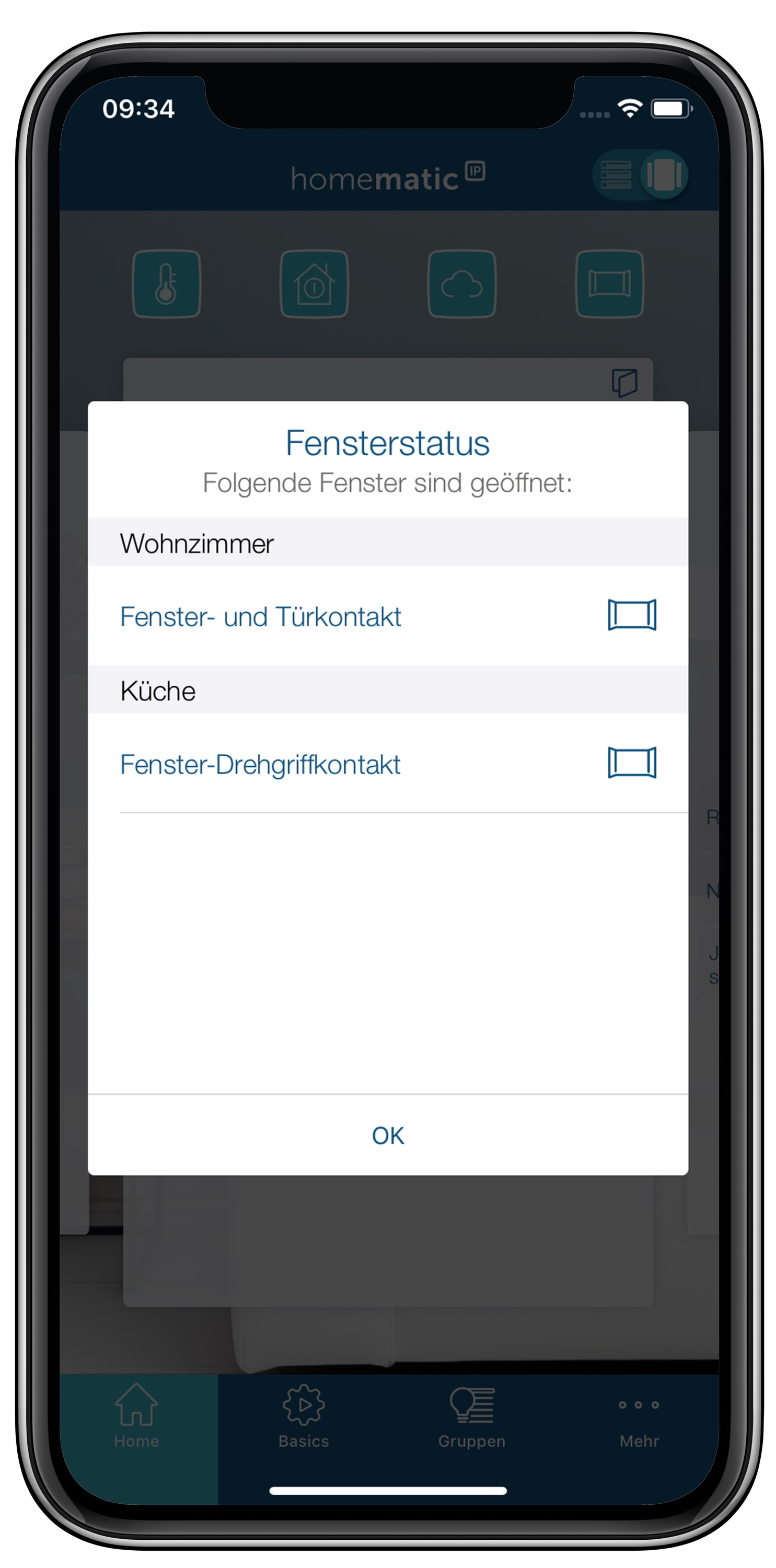 HOMEMATIC IP Fenster- und Türkontakt, 158603A0, optisch, plus