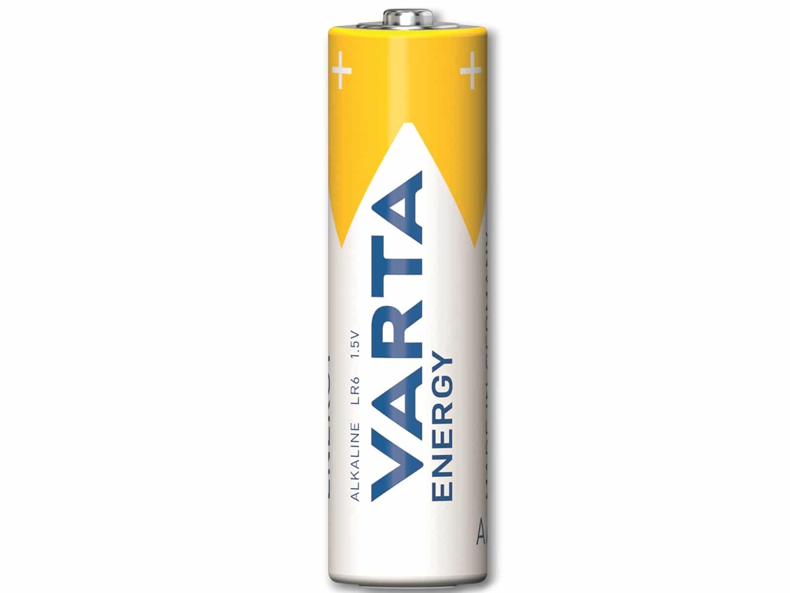 VARTA Batterie Alkaline, Mignon, AA, LR06, 1.5V, Energy, 8 Stück