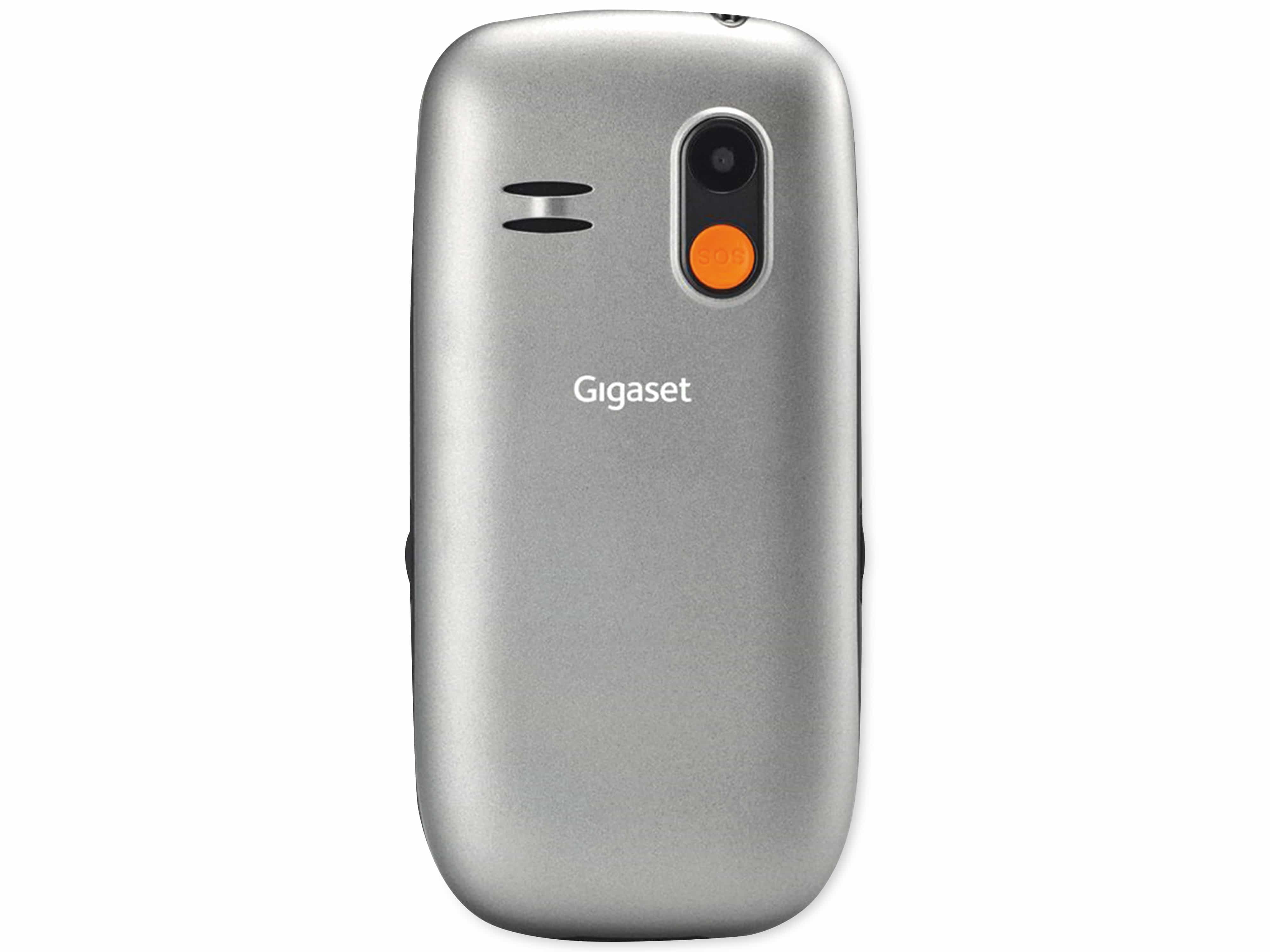 GIGASET Handy GL390, Dual-SIM, titan-silber