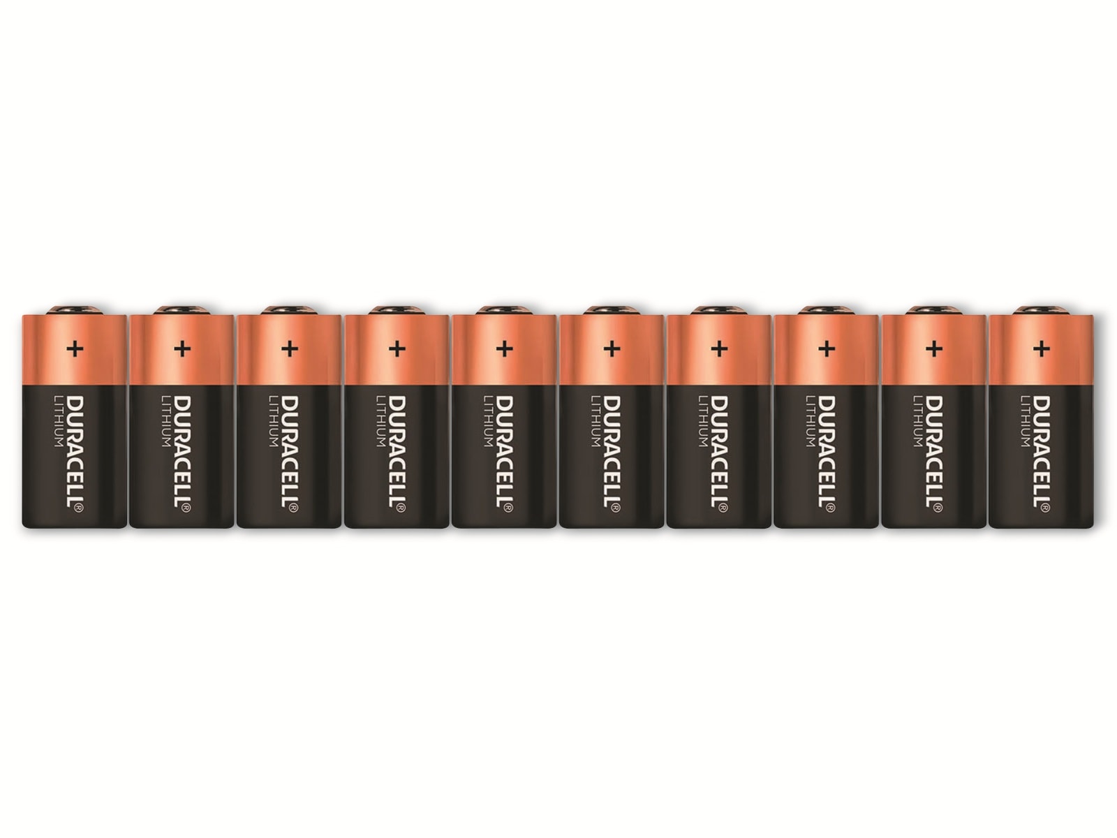 DURACELL Lithium-Batterie, Lithium, CR123A, 10 Stück