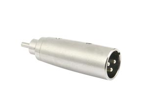 S-IMPULS XLR-Adapter, XLR-Stecker/Cinch-Stecker