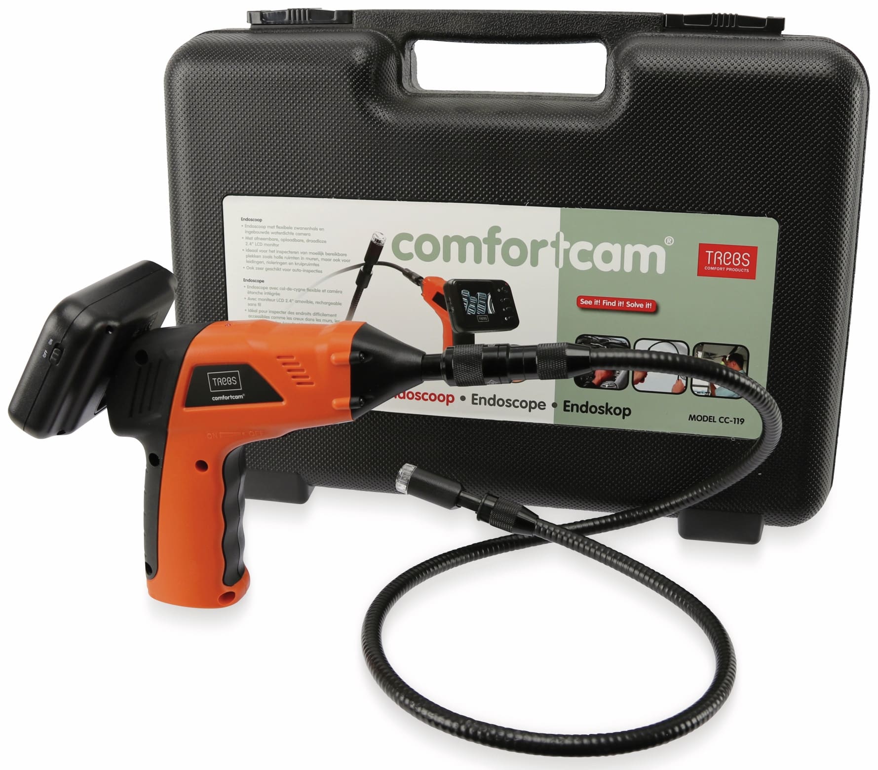 Trebs Endoskop-Kamera comfortcam, CC-119, 2,4 Ghz