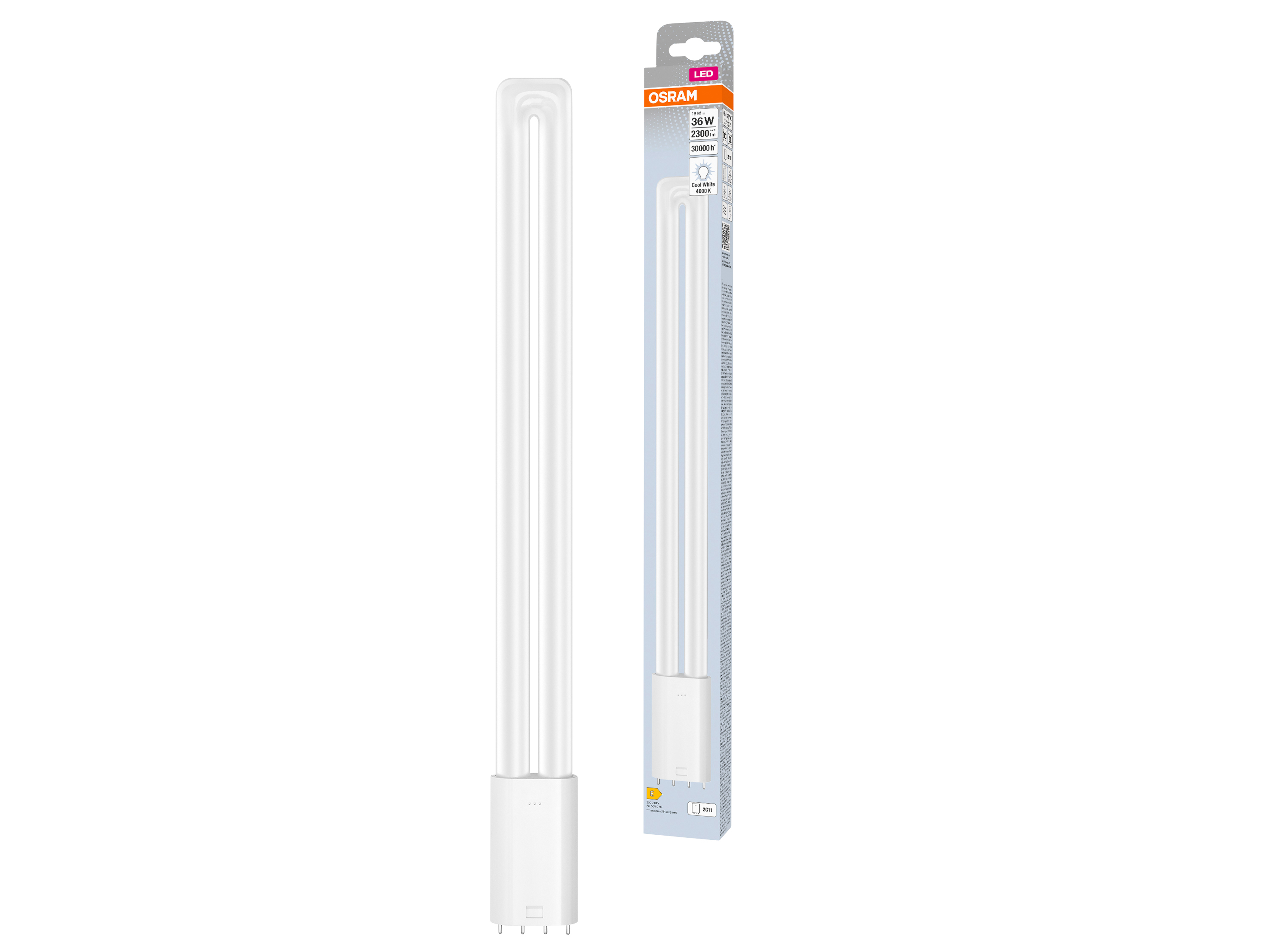 OSRAM LED-Lampe, Dulux L36, 2G11, EEK: E, 18W, 2300lm, 4000K