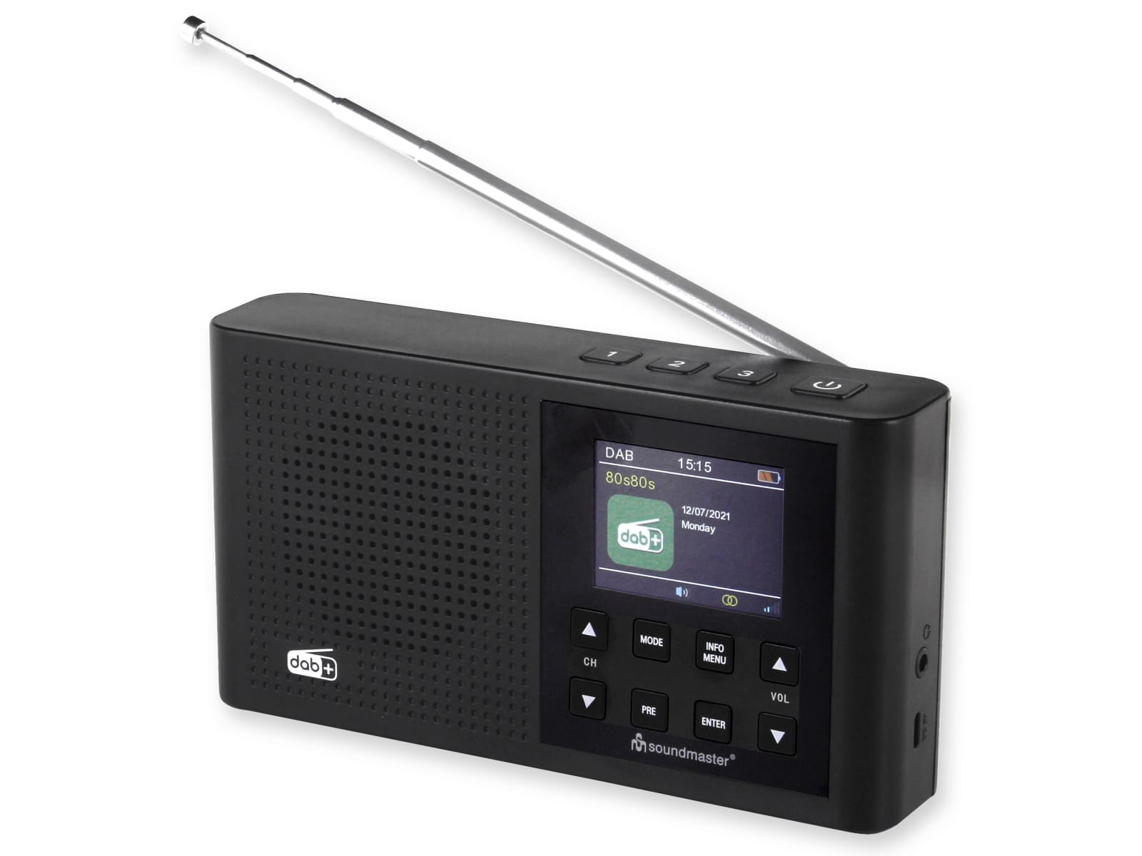 SOUNDMASTER DAB+/UKW Radio DAB165SW, schwarz