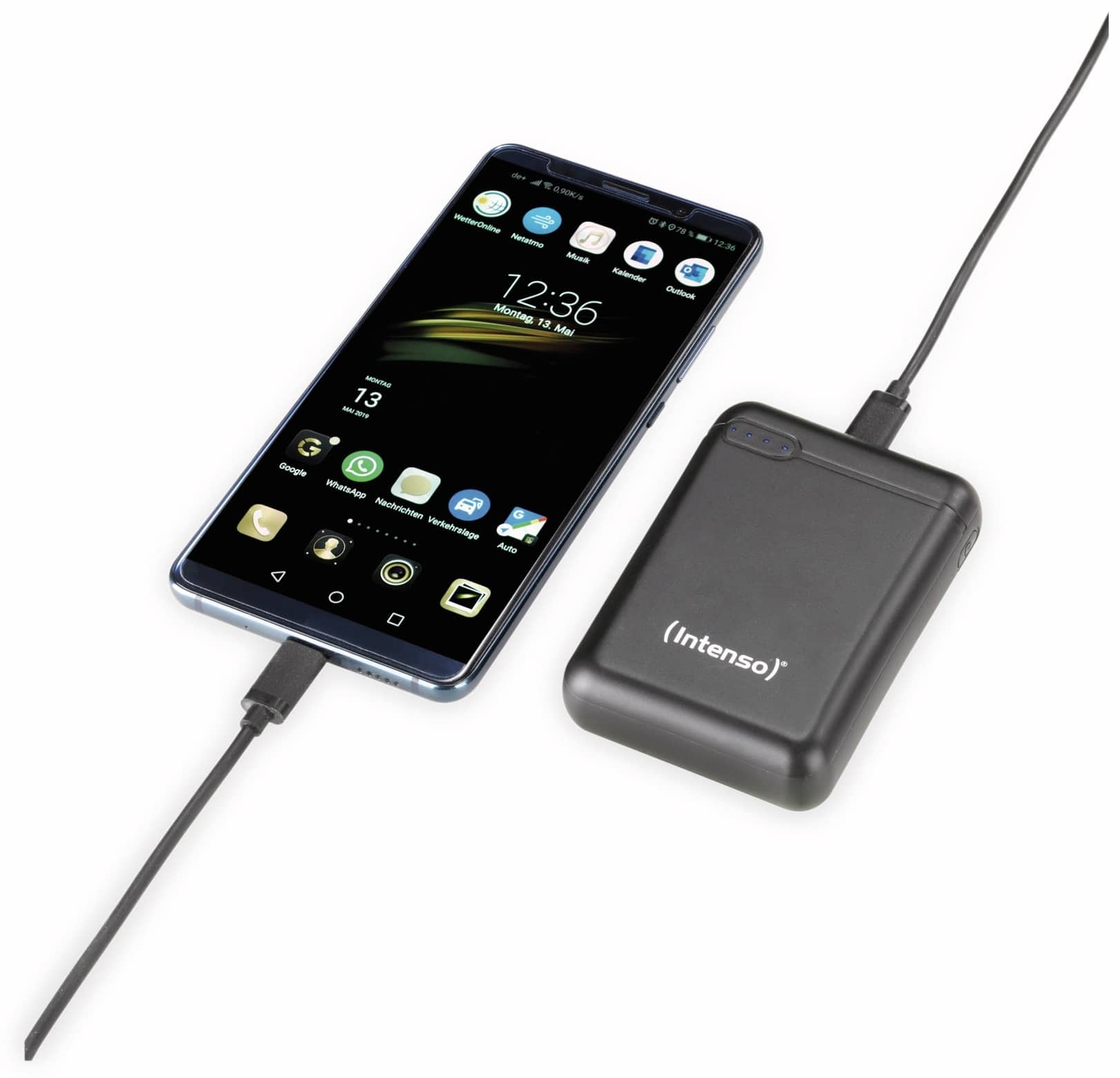 INTENSO USB Powerbank 7313530 XS 10000, 10.000 mAh, schwarz