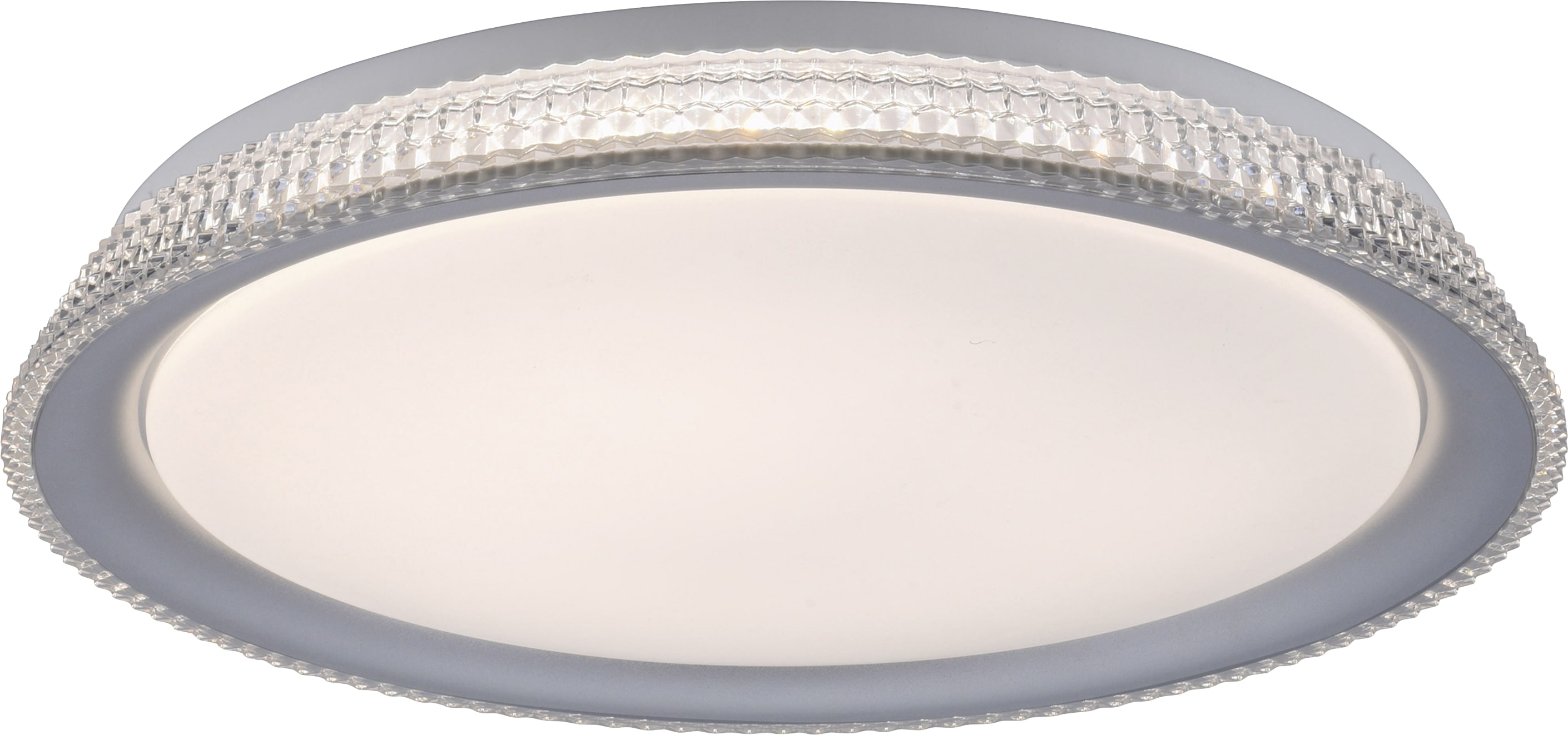 JUST LIGHT LED-Deckenleuchte 14358-21 silberfarbig, 18,8W, 2450lm, 3000K