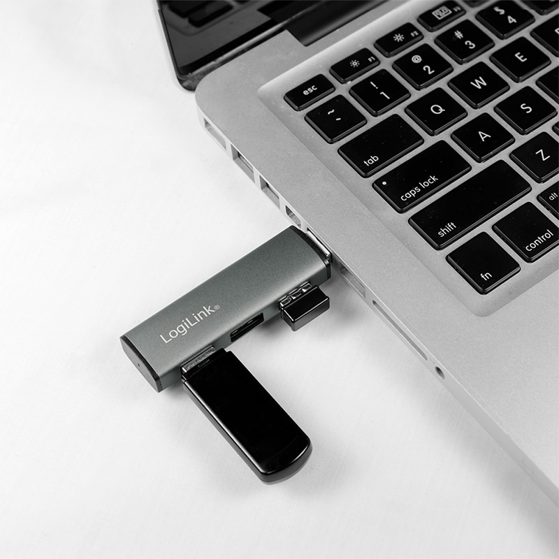 LOGILINK USB3.2 Hub UA0395, 3-Port, Alugehäuse