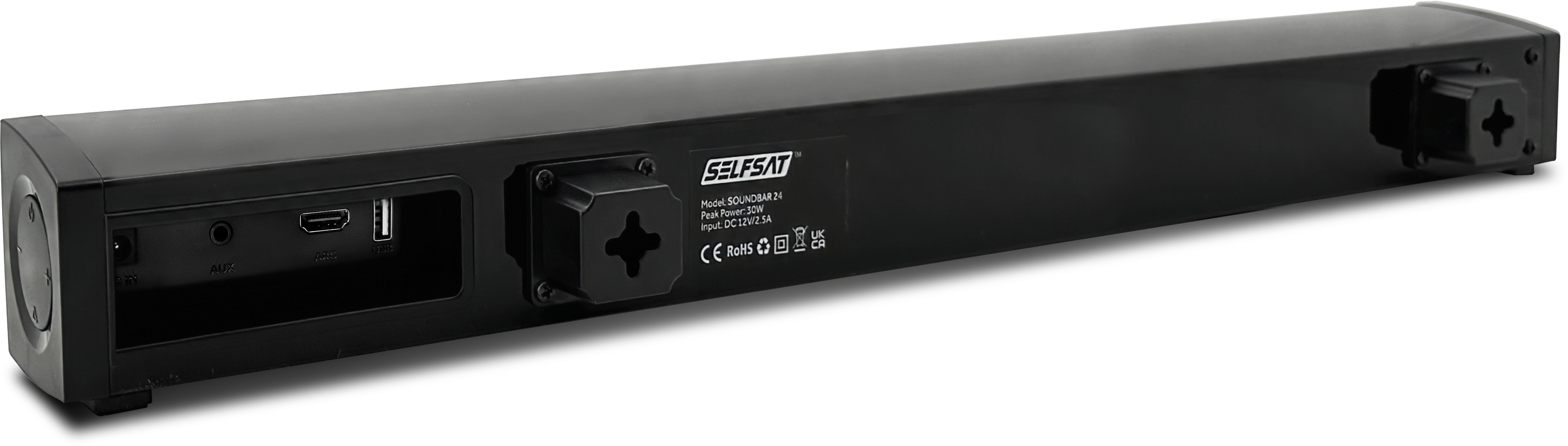 SELFSAT Soundbar 24, 12/230 V, 30 W, schwarz