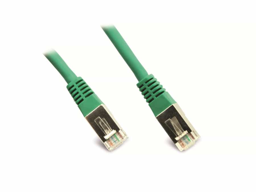 S-IMPULS Netzwerkpatchkabel CAT.6 , RJ45, 1:1, 0,5 m, grün