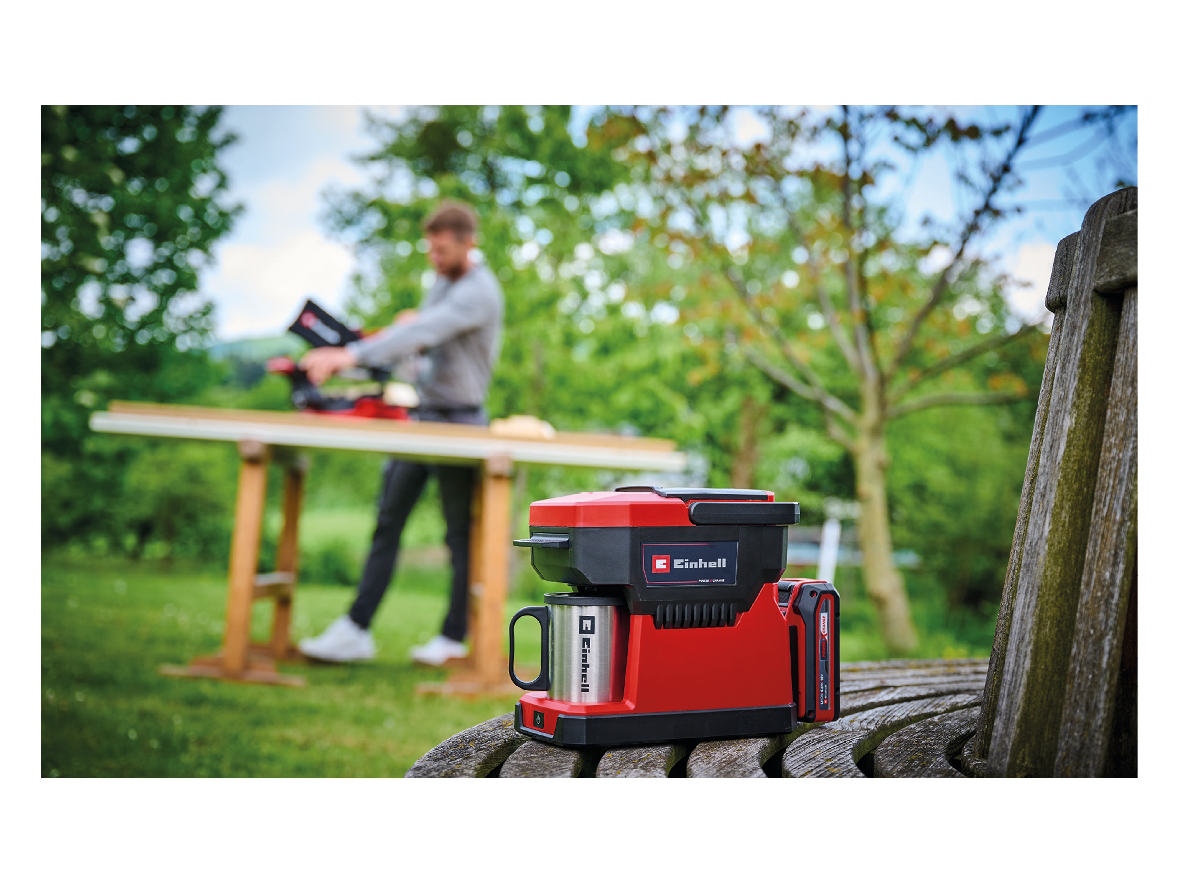 EINHELL Akku-Kaffeemaschine TE-CF 18 Li-Solo