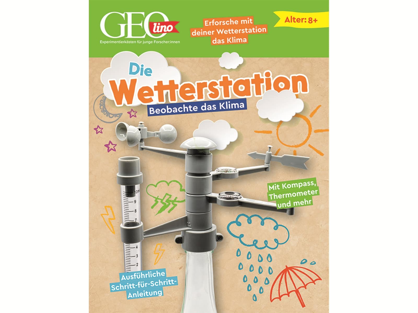 FRANZIS Experimentierkasten, 67104, Wetter, GEOlino