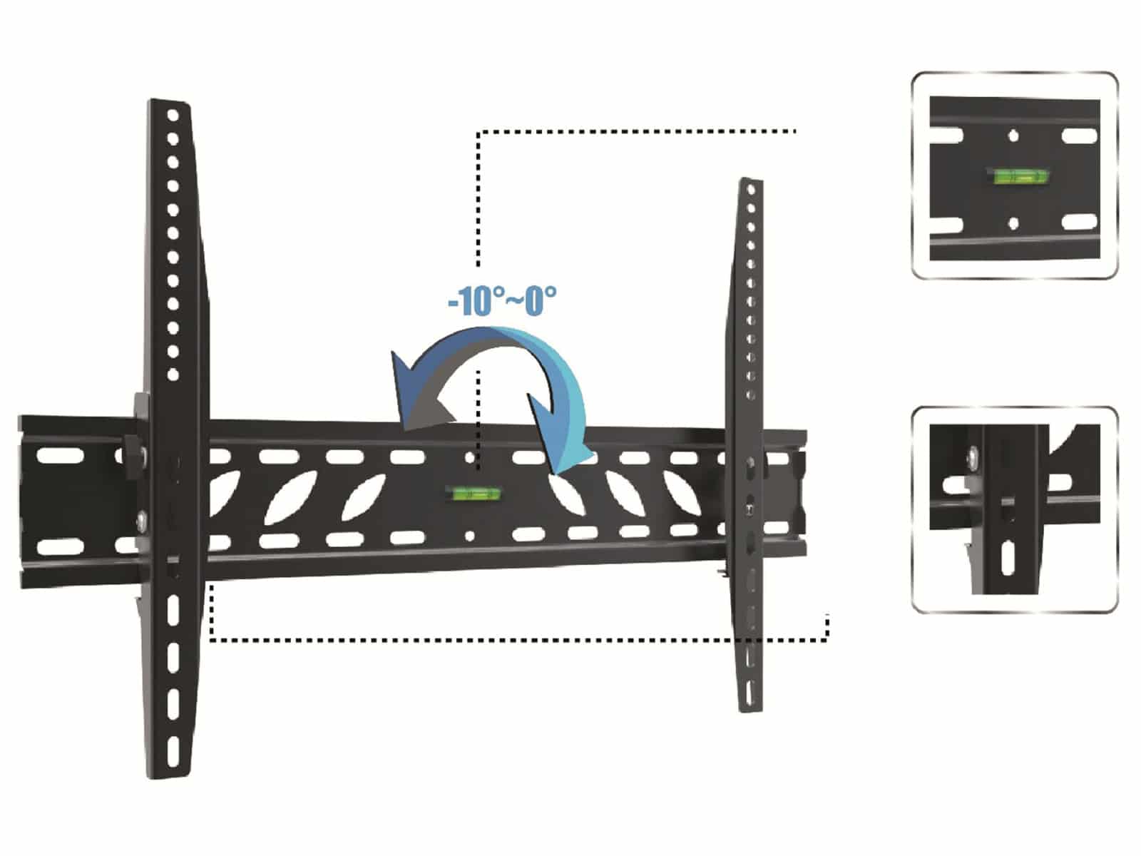 ANKARO TV-Wandhalter ANK Basic, Vesa 600x400 mm, 30...70 Zoll