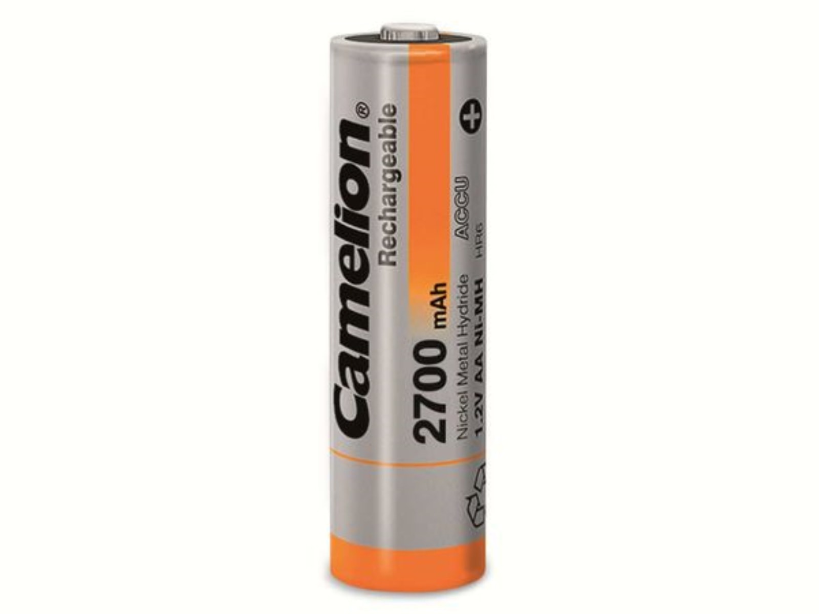 CAMELION NiMH-Mignon-Akku 2700 mAh, 2 Stück ,mit Batterienbox