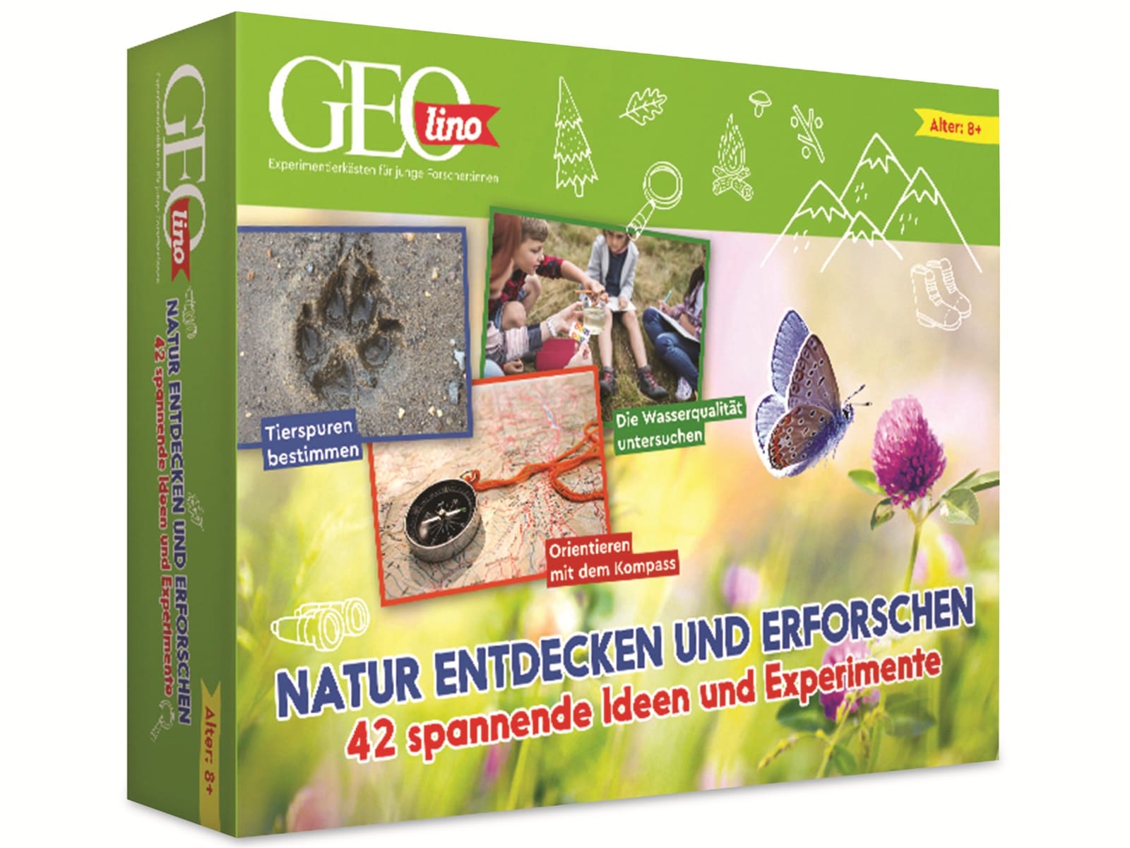 FRANZIS Experimentierkasten, 67142, GEOlino - Natur entdecken und erforschen