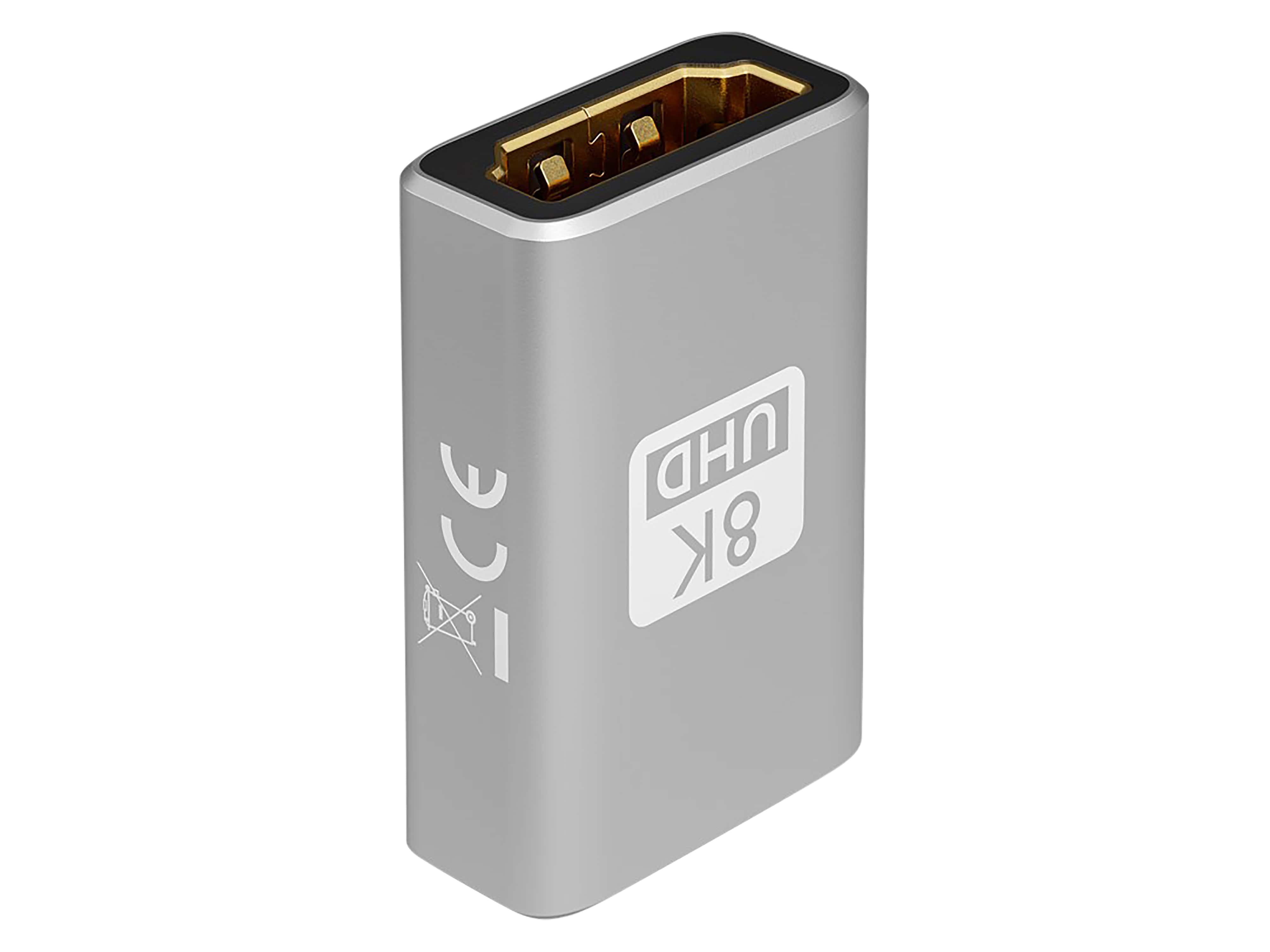 GOOBAY HDMI-Adapter 72008 Kupplung 8k 60Hz vergoldet