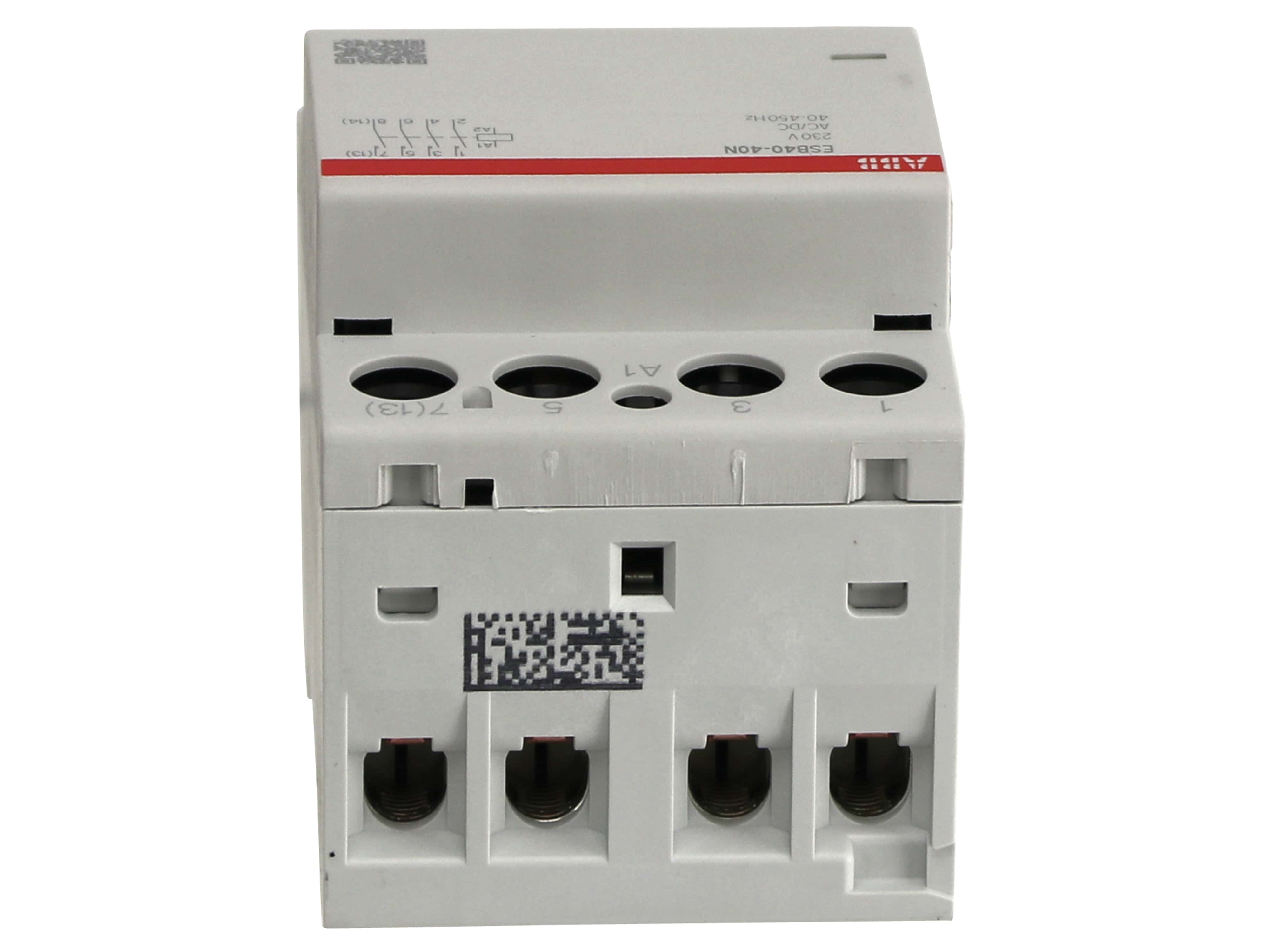 ABB Installationsschütz ESB40-40N-06, 40 A, 4S/0Ö, 230 V