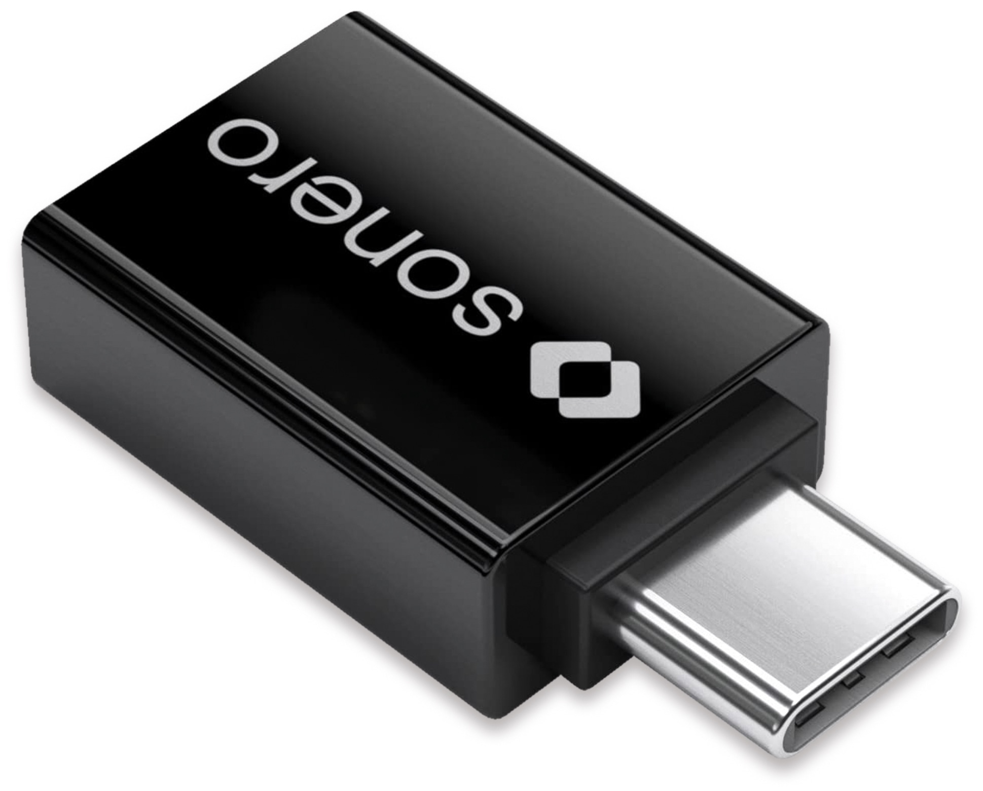 SONERO USB-Adapter Premium X-UA101, USB-C Stecker auf USB-A Buchse, schwarz