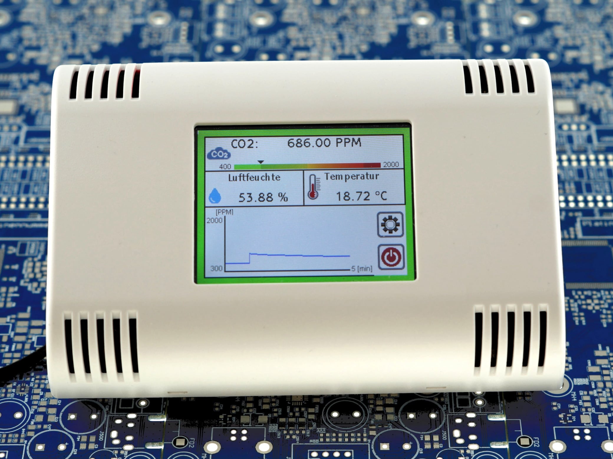 VISTRON Luftgütemonitor CO2 Monitor CM1