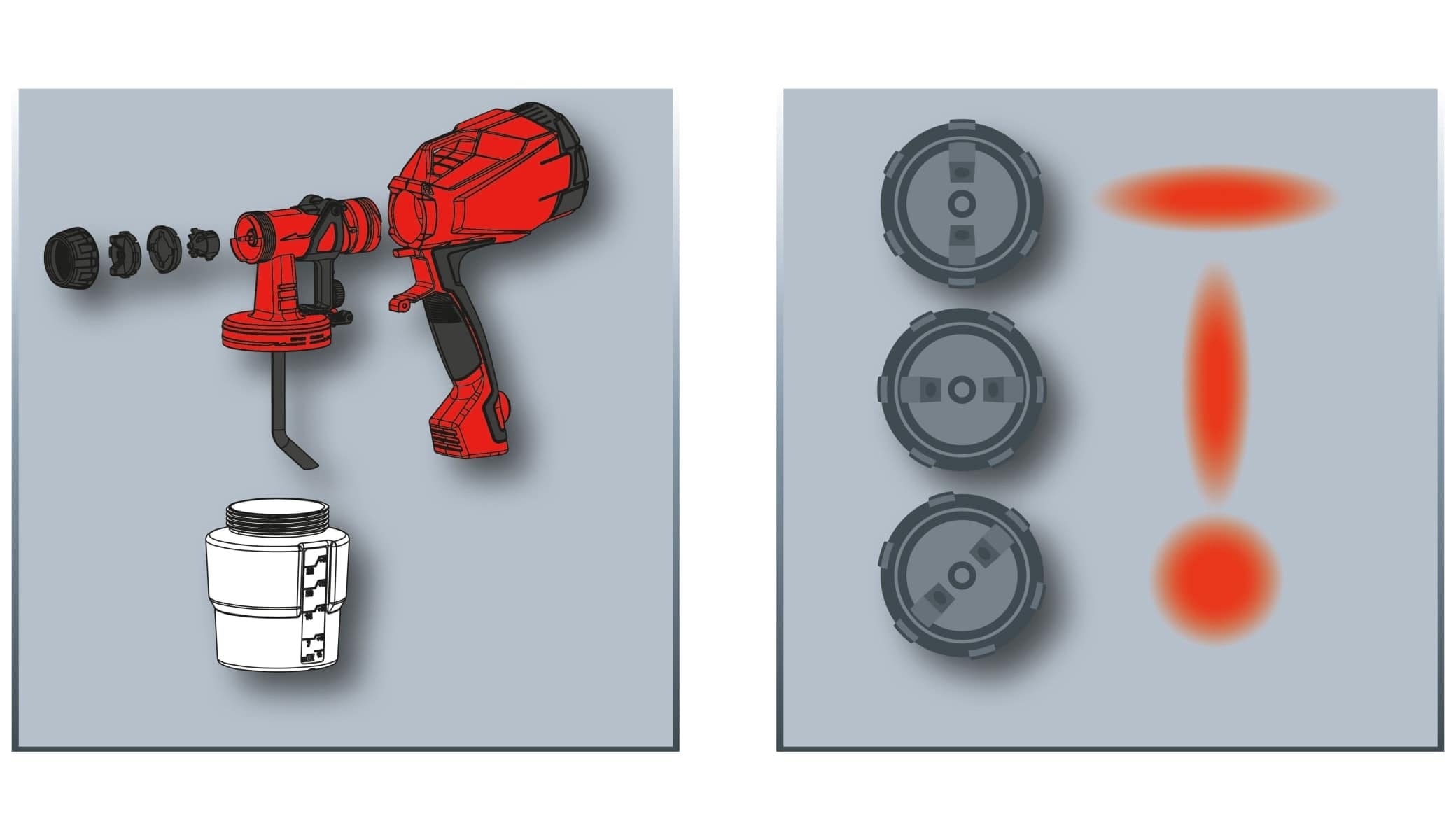 EINHELL Farbsprühpistole TC-SY 500 P