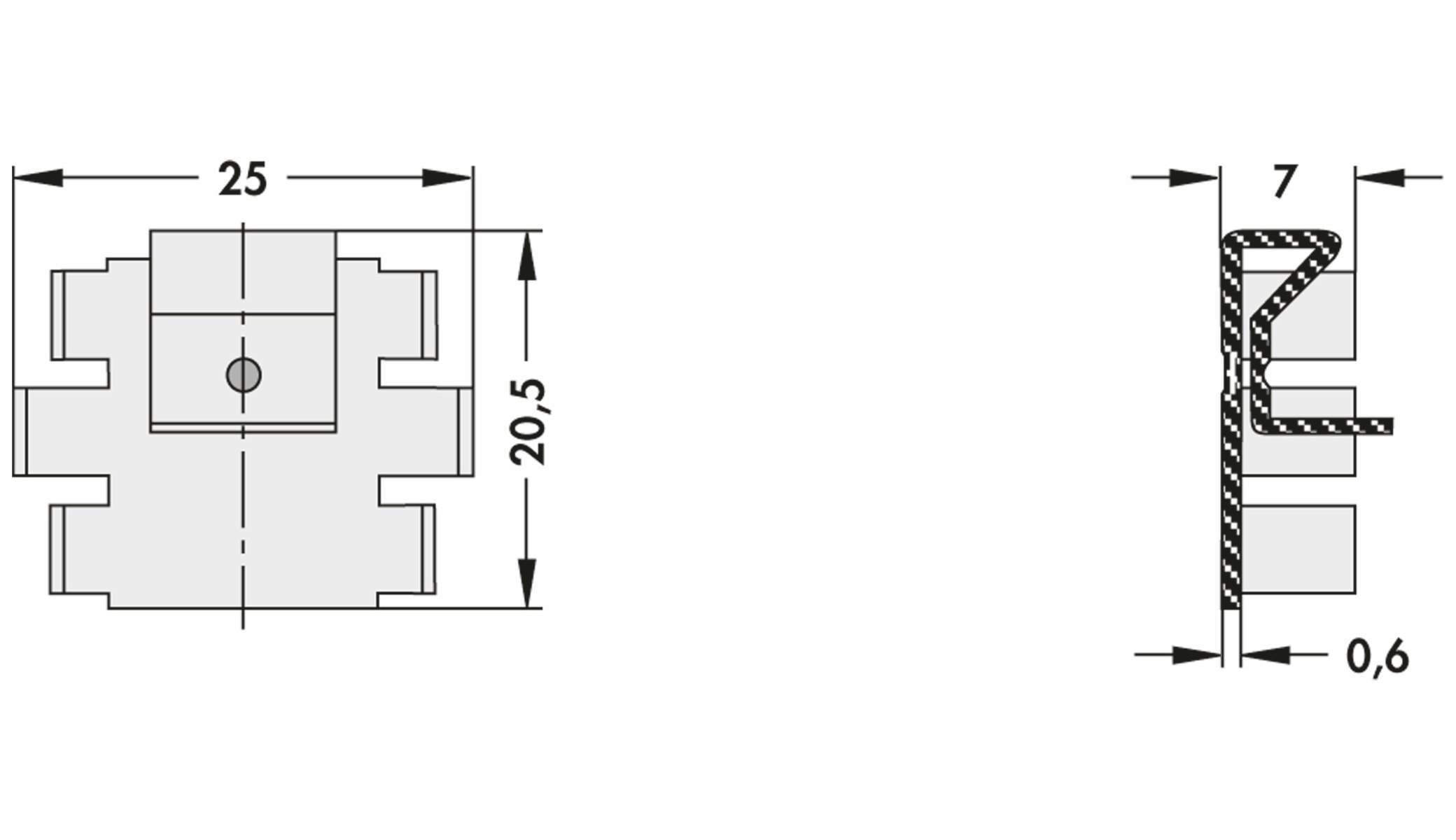 FISCHER ELEKTRONIK Kühlkörper, FK 220 SA 220, Fingerkühlkörper, schwarz, Aluminium