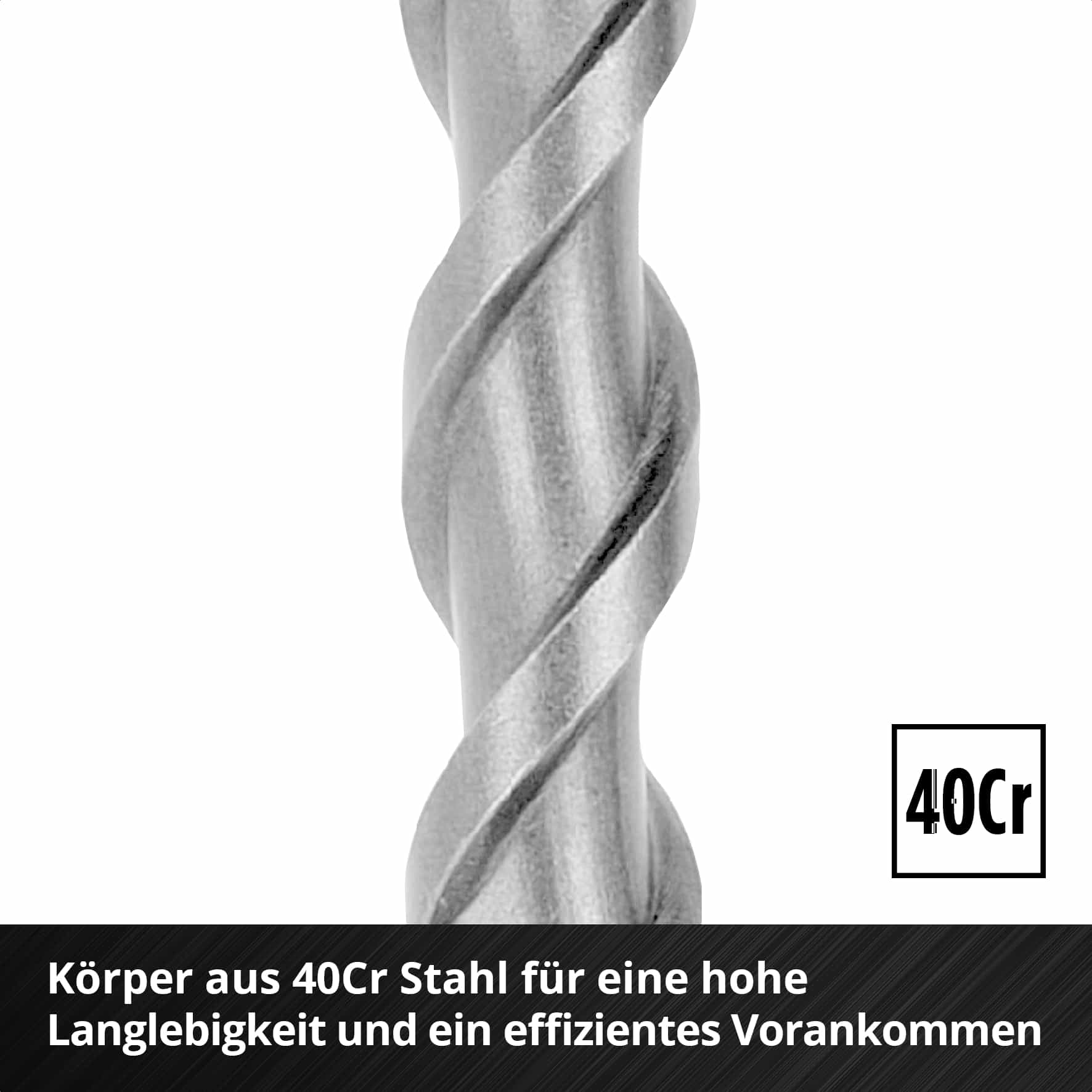 EINHELL SDS-Plus Hammerbohrer-Set 265510, 6-14 mm, 160 mm, 7-teilig