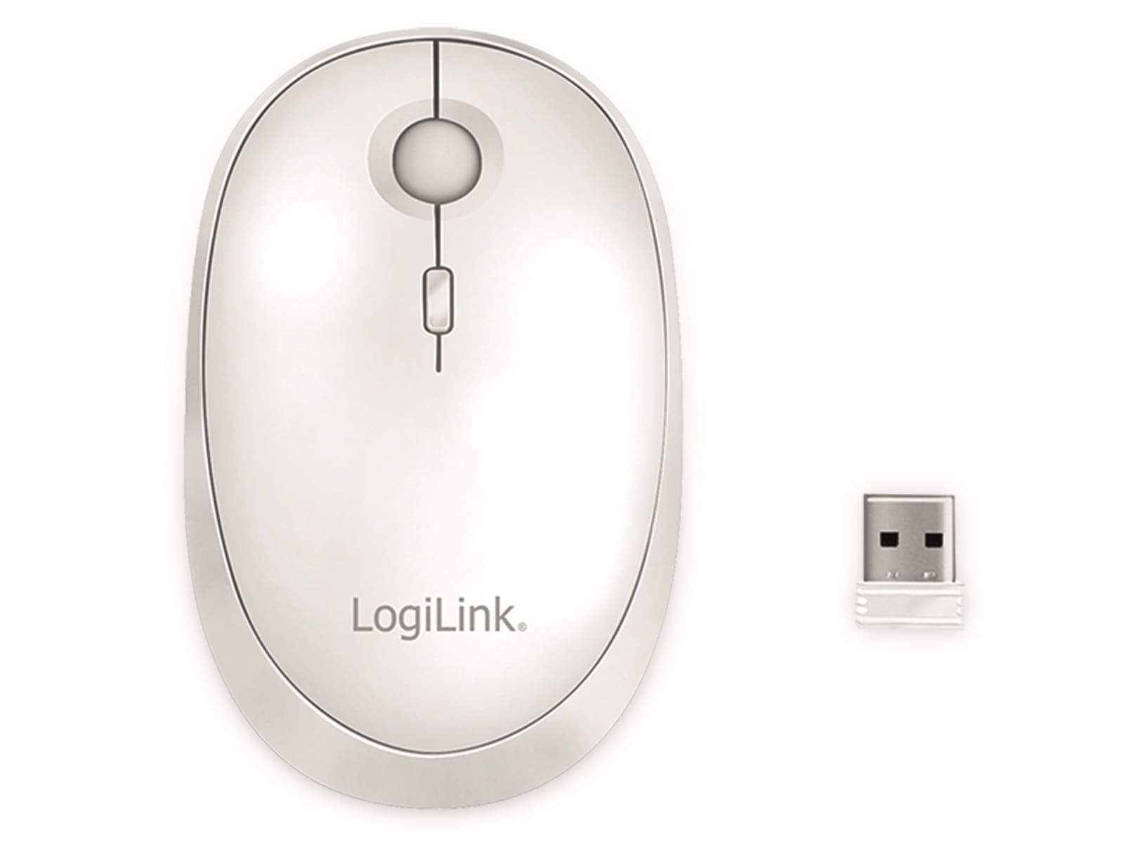 LOGILINK Bluetooth- und Funkmaus ID0205, Dual-Mode, weiß