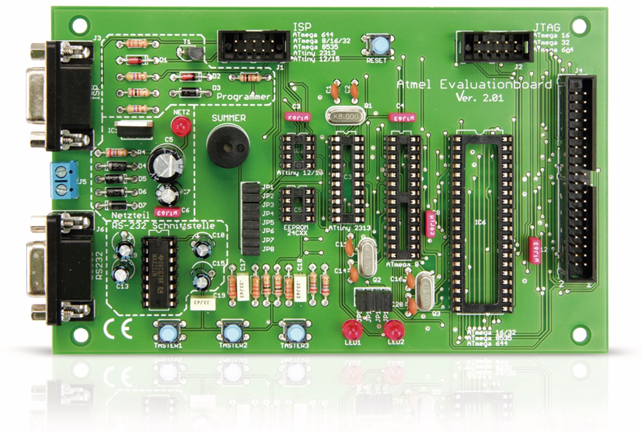 ATMEL Evaluations-Board V2.0.1 - Fertigmodul