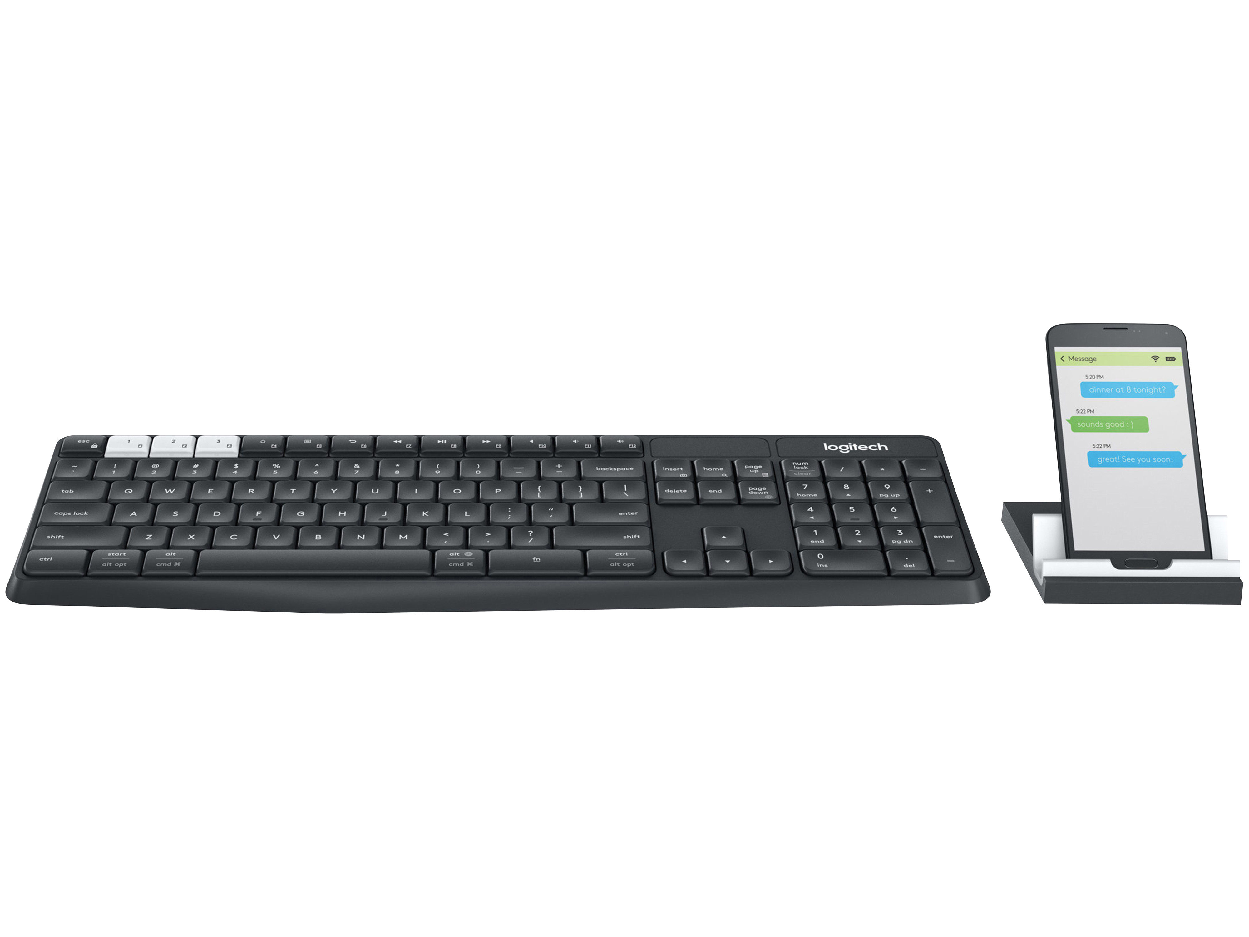 LOGITECH Tastatur K375s Mulit-Device