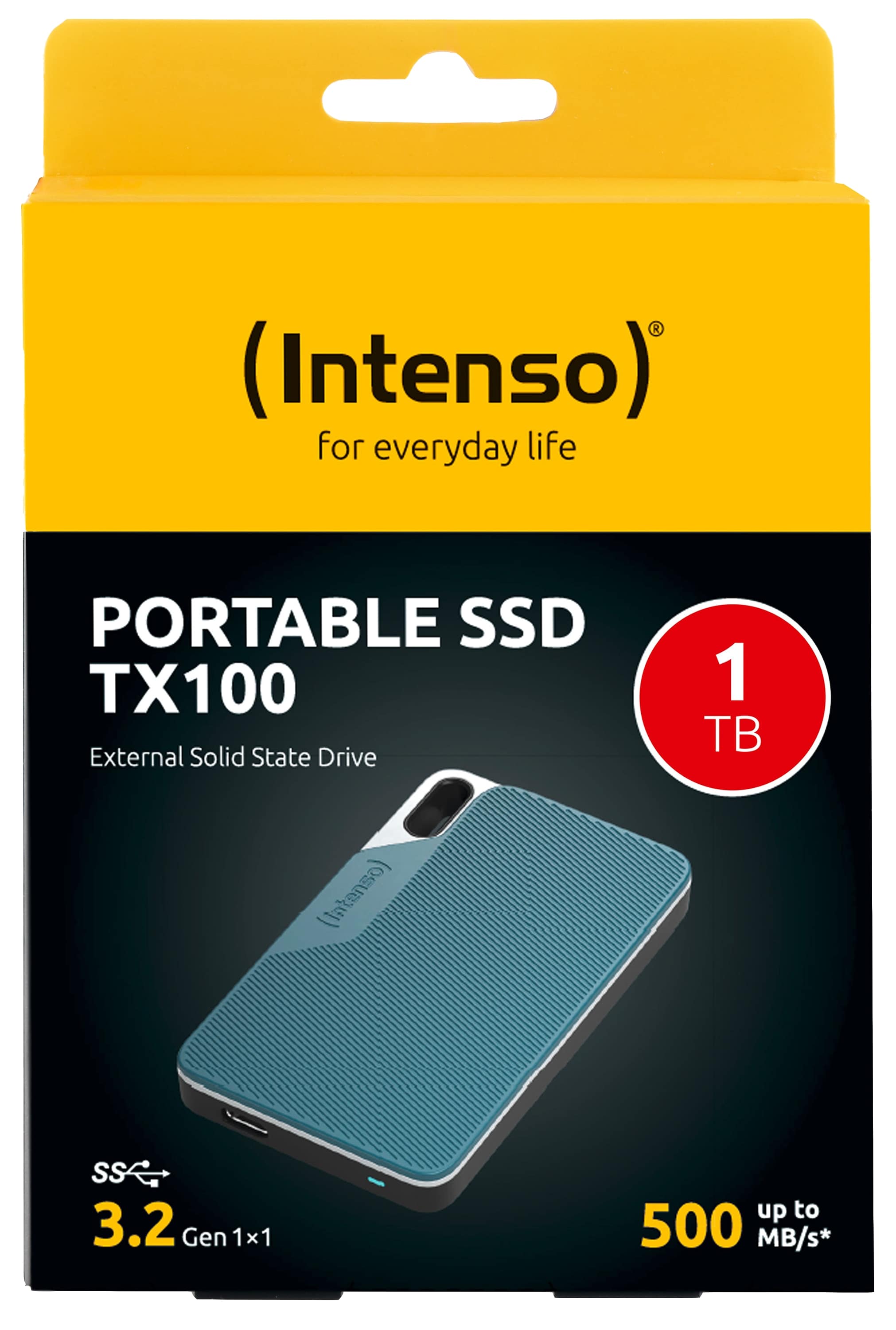 INTENSO USB 3.2-SSD TX100 1TB