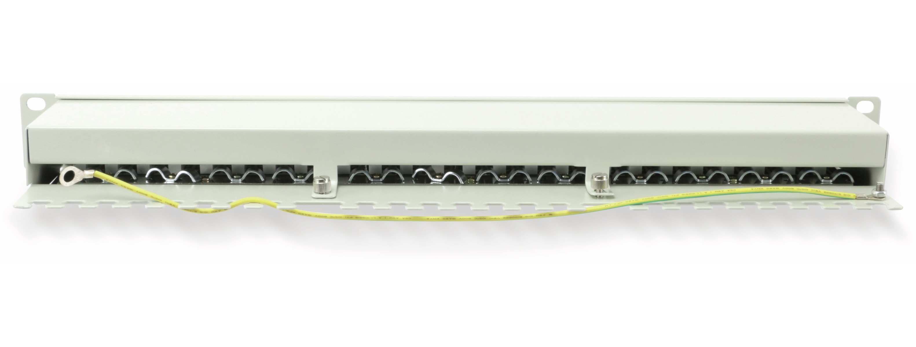 RED4POWER CAT.6a Patchpanel R4-N119G, 24-fach, 19", grau