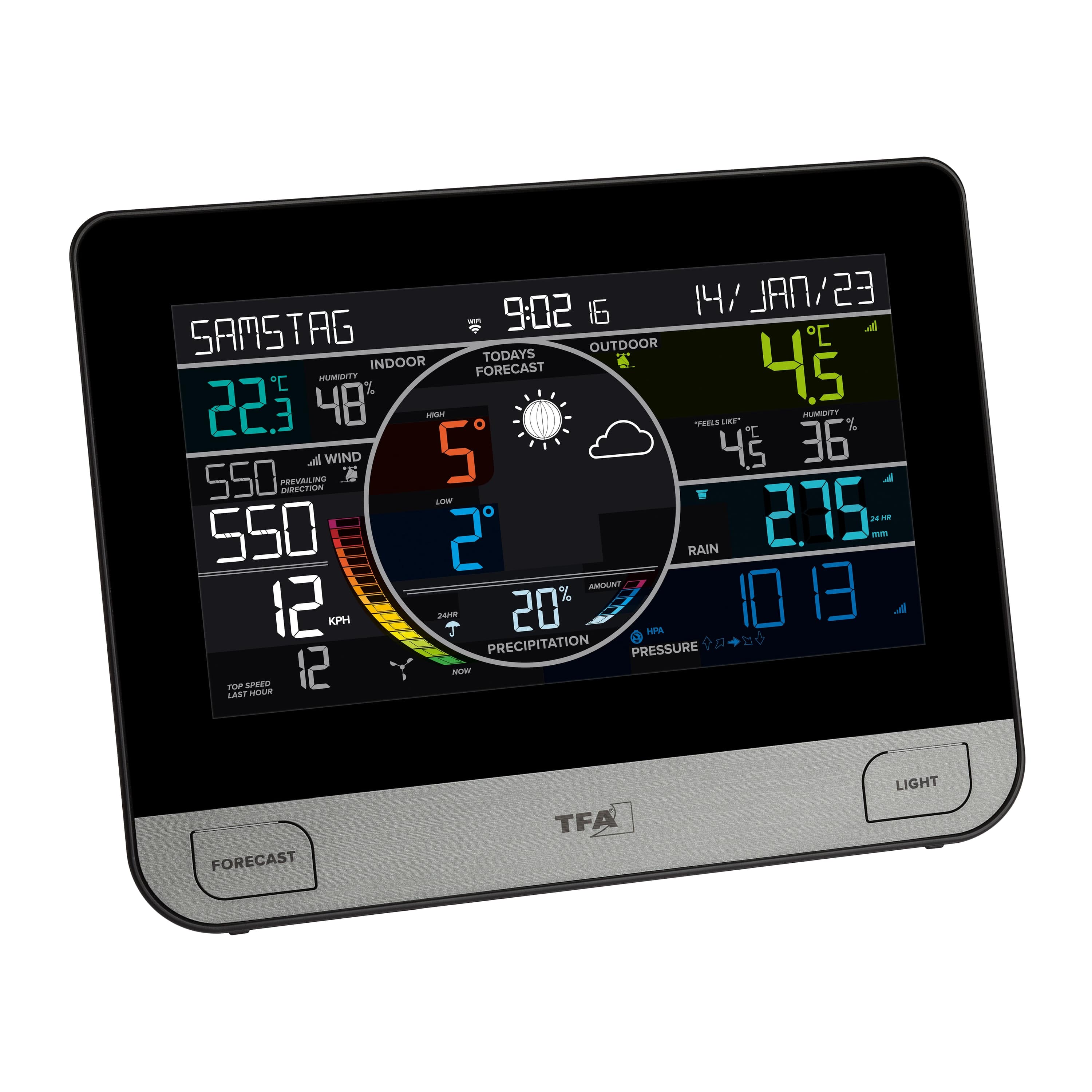 TFA Funk-Wetterstation 35.8003.01, mit WLAN View Pro