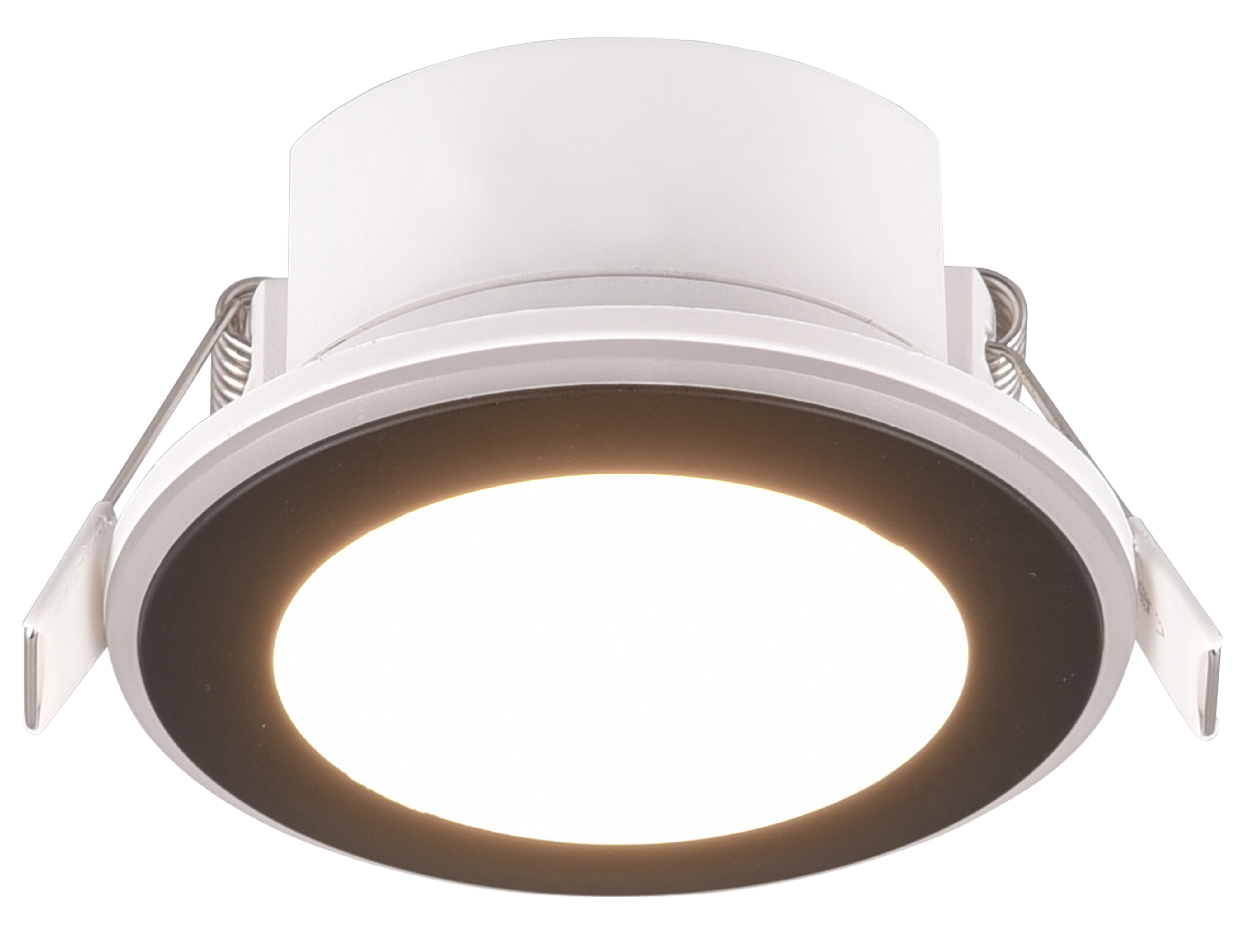 TRIO LED-Einbauleuchte Argus 653610132 schwarz, 4 W, 350 lm, 3000 K, 1 W RGB