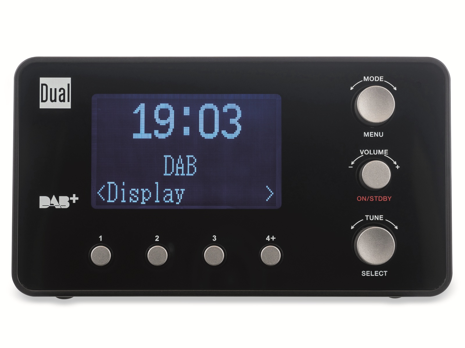 Dual DAB+/UKW Radiowecker DAB CR 25.1, schwarz