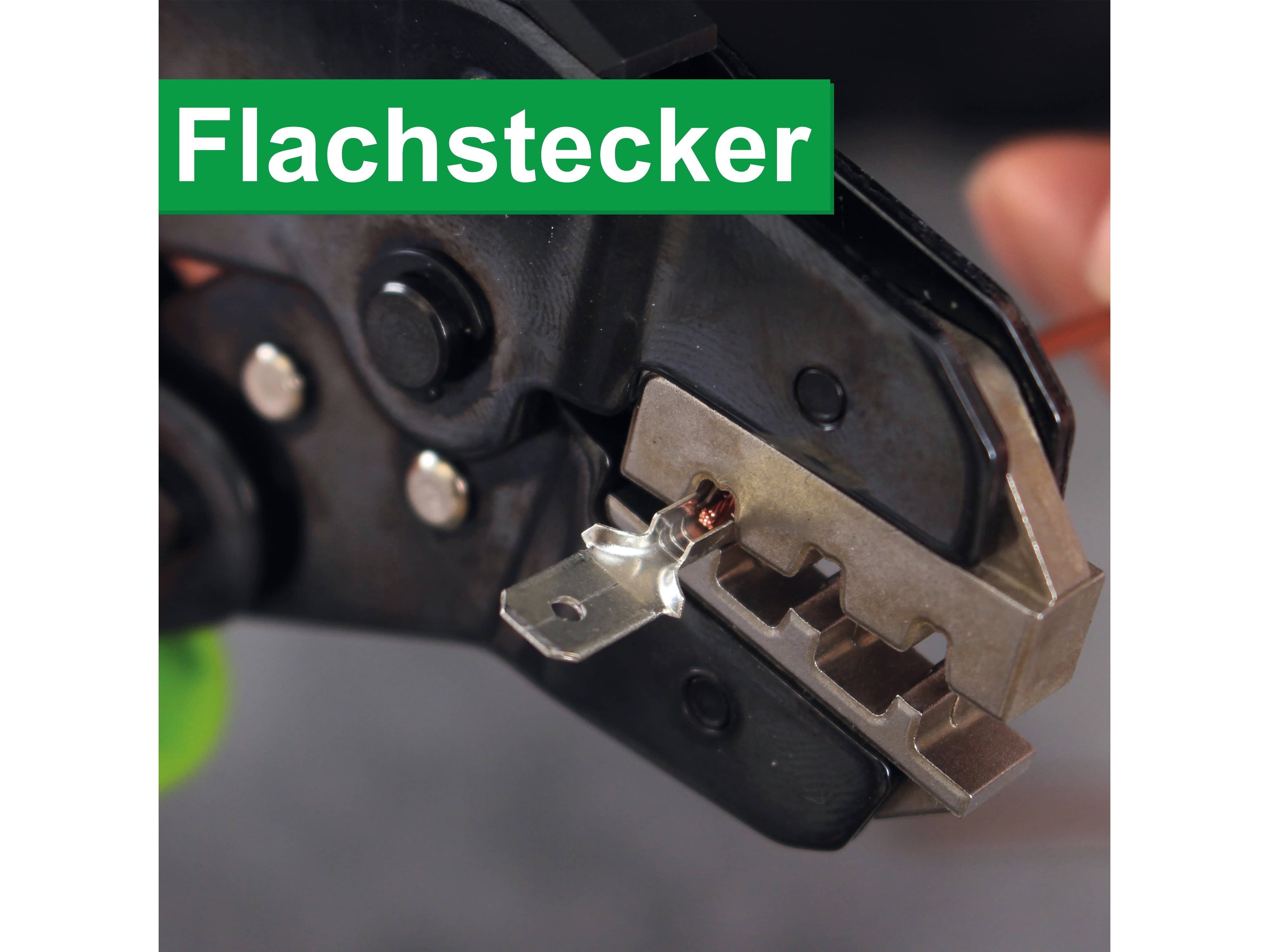 QUADRIOS Wechseleinsatz "Flachsteckverbinder" für Crimpzange 22T013