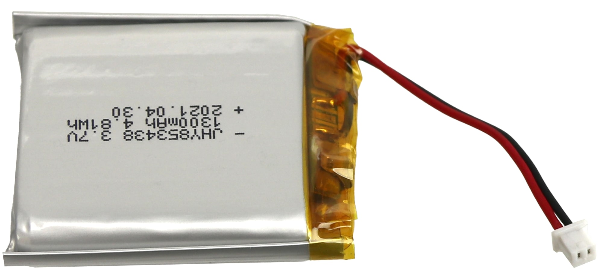 Lipo-Akku, JHY853438, 3,7V, 1,3Ah, 5 Stück