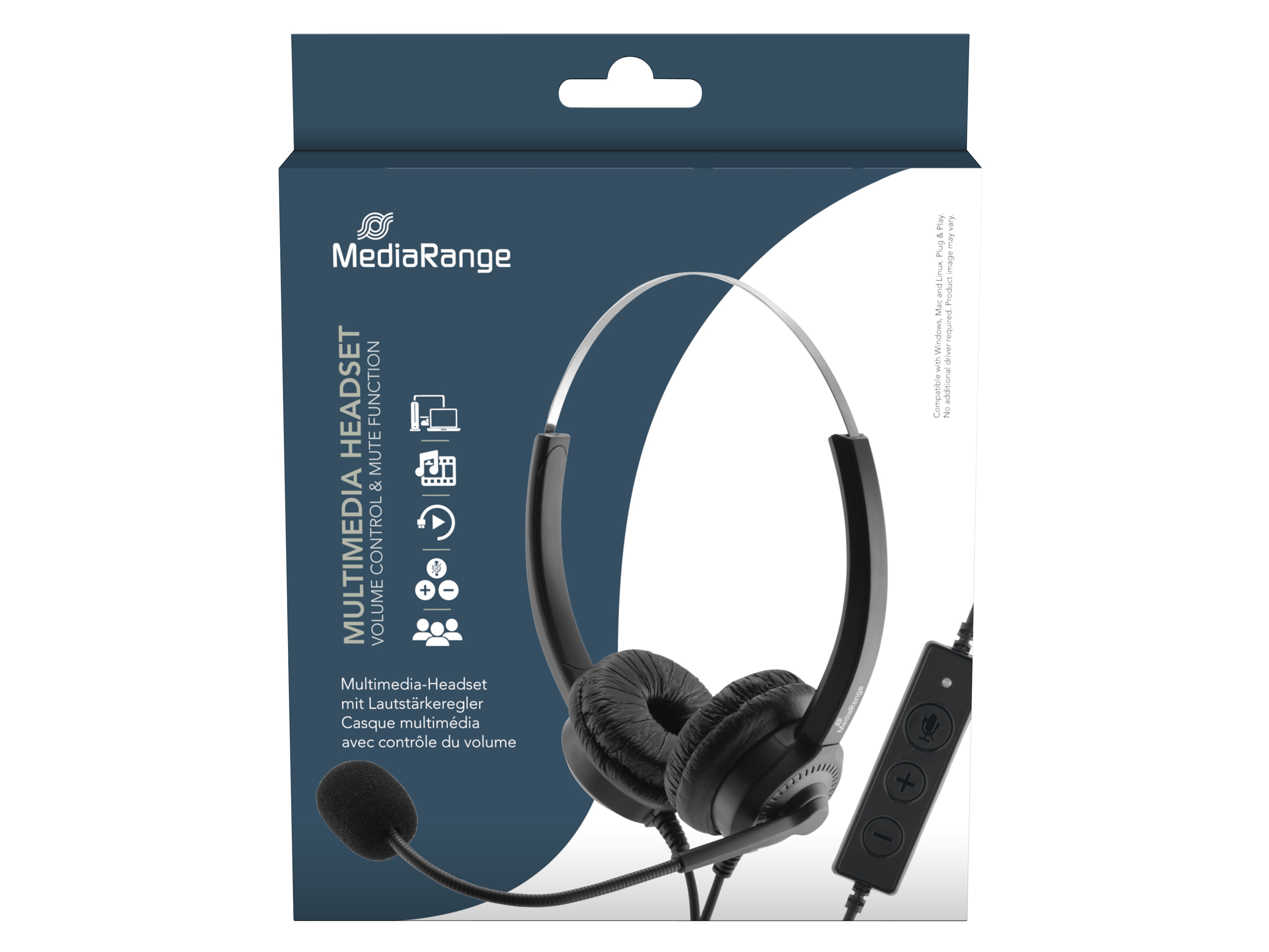 MEDIARANGE Headset MROS304