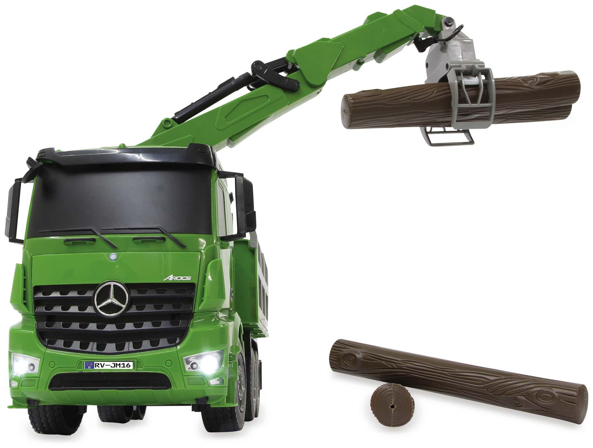 JAMARA 404935 Holztransporter Mercedes-BenzArocs 1:20 2,4GHz