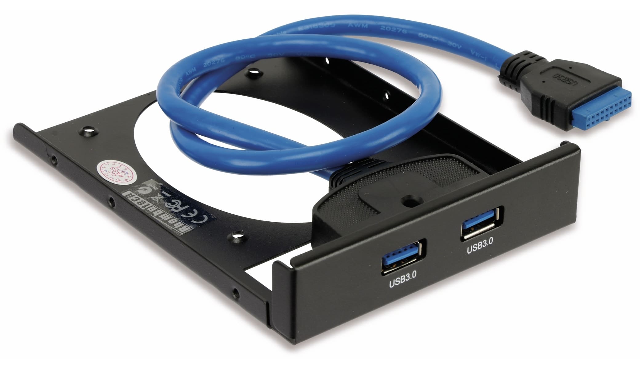 USB 3.0 Frontpanel PA-3,5L, 2x USB 3.0, mit SSD Halterung