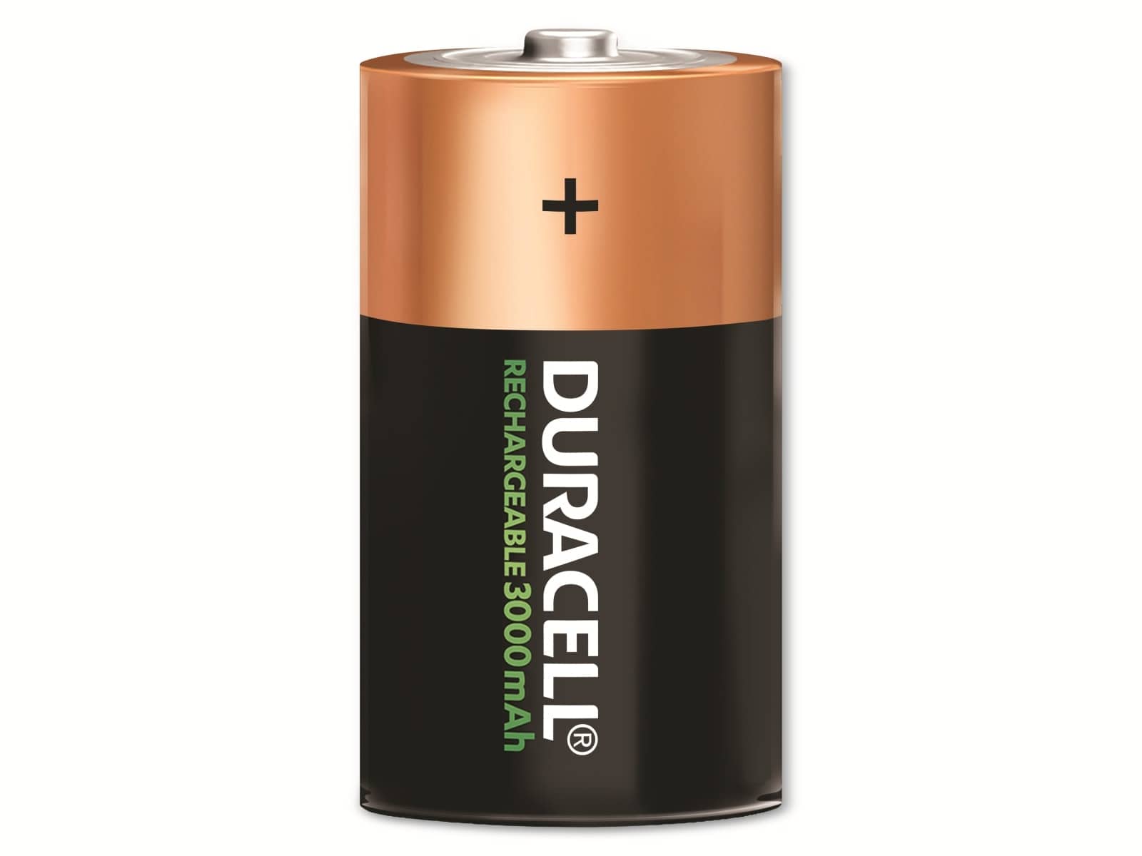 DURACELL NiMH-Mono-Akku HR20, 1.2V/3000mAh, rechargeable, 2 Stück