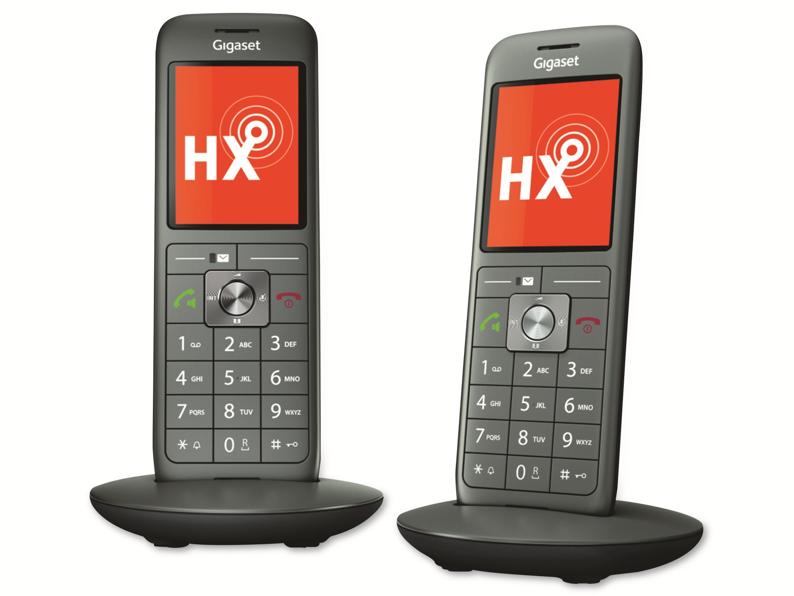 Gigaset Telefon CL660HX Duo, 2 Mobilteile, anthrazit